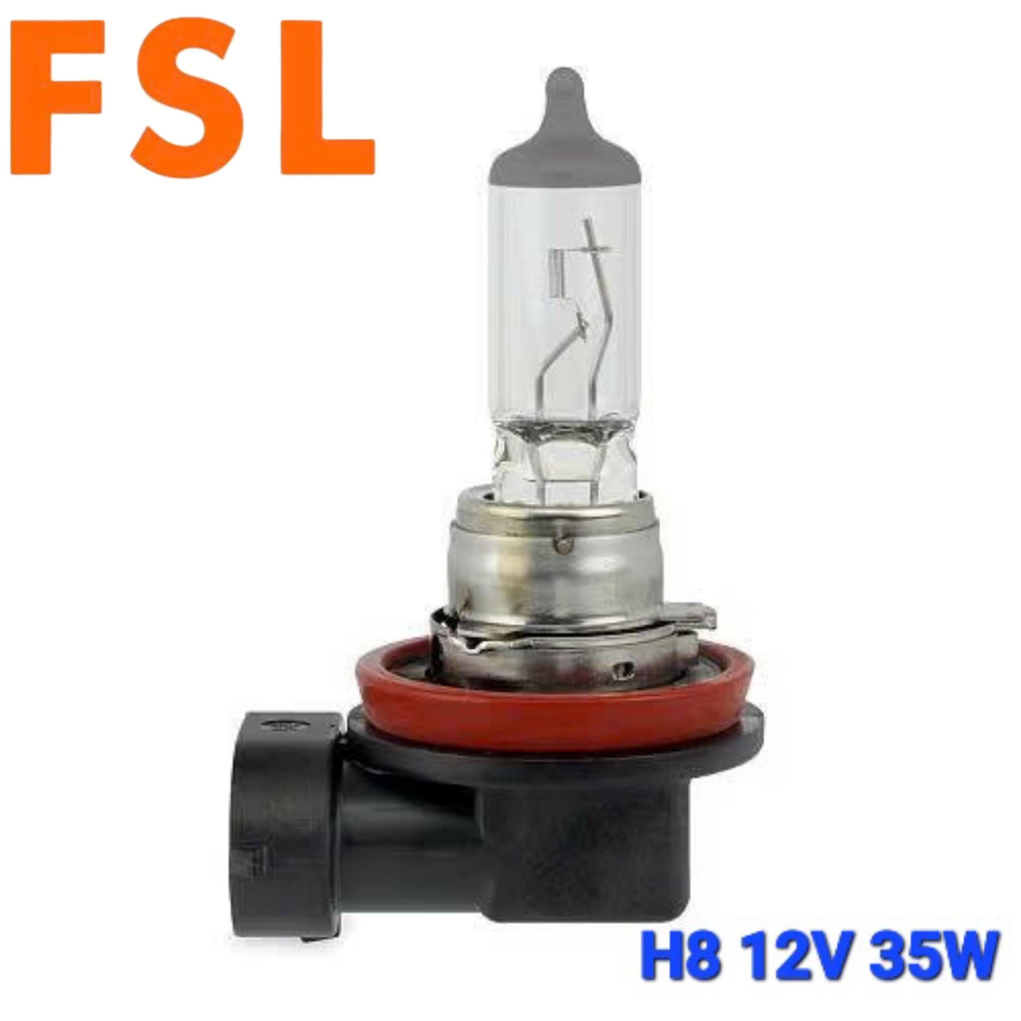 Bóng Đèn Pha Gầm Ô Tô Halogen 1 Màu FSL 12V H1 H3 H4 H7 H8 H9 H10 H11 H15 H16 9005 9006 9012 880 881