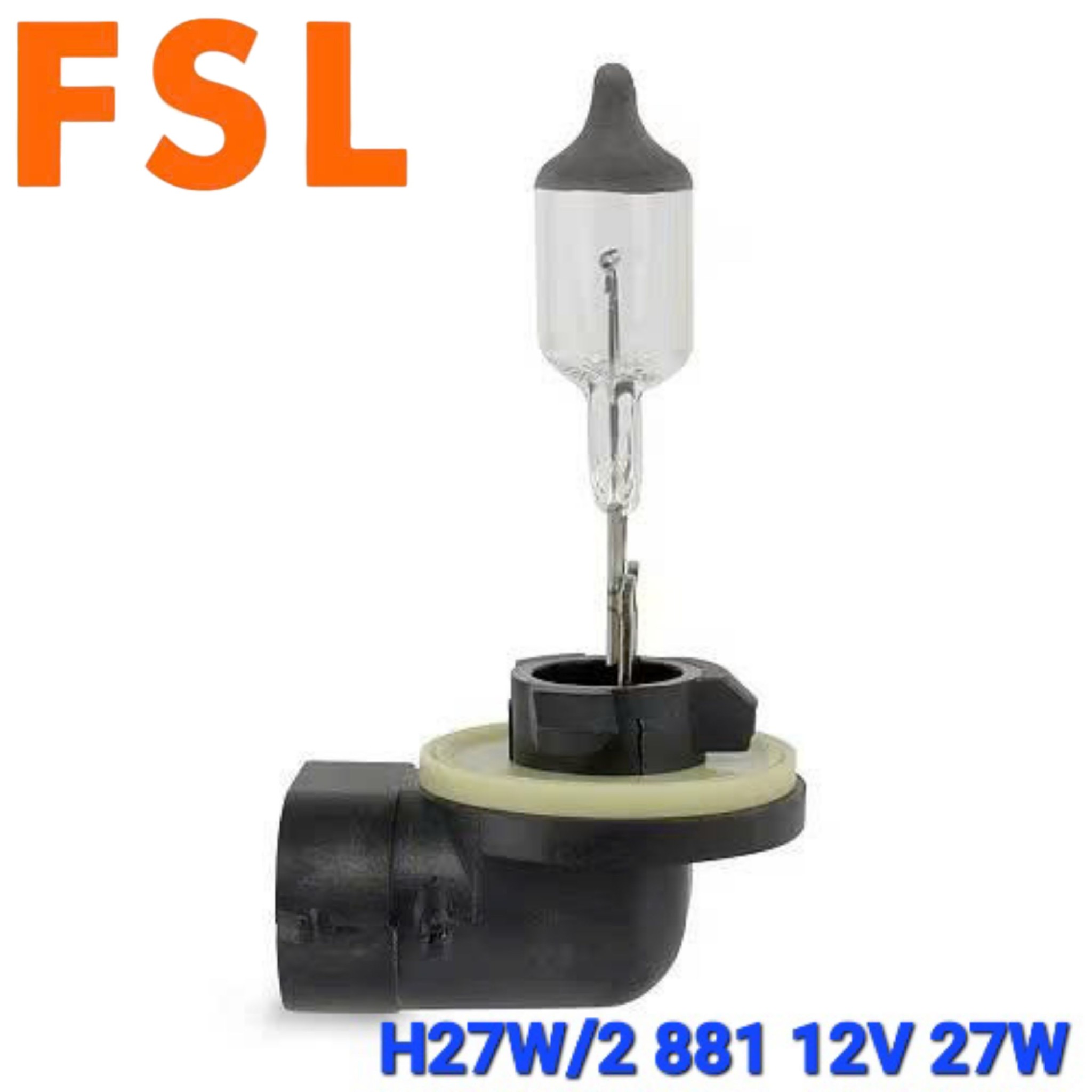 H27W/2 881 Bóng Đèn Pha Gầm Halogen 1 Màu 3200K FSL 12V 27W