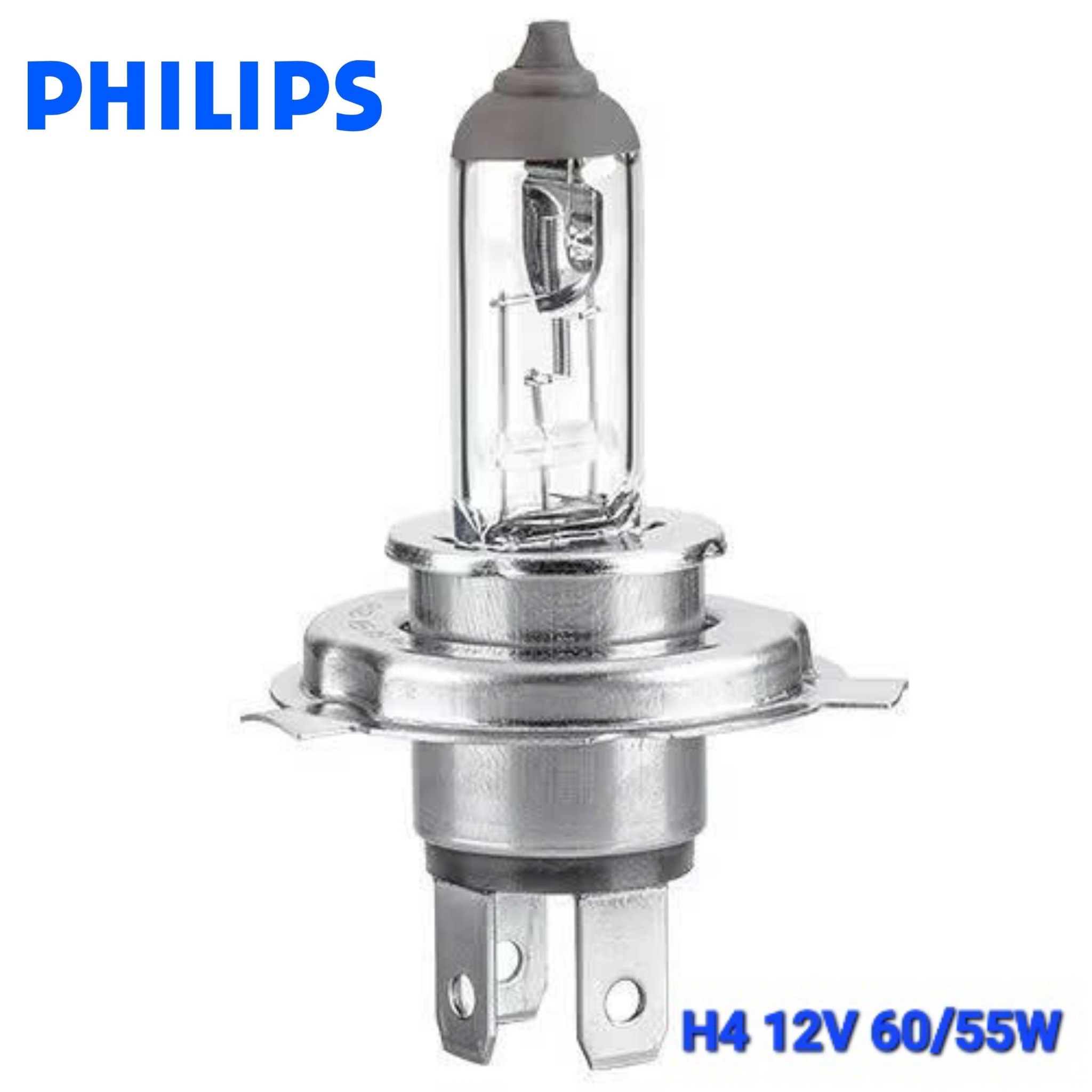 Bóng Đèn Pha Gầm Ô Tô Halogen 1 Màu PHILIPS 12V H1 H3 H4 H7 H8 H9 H10 H11 H15 H16 9005 9006 9012 880 881