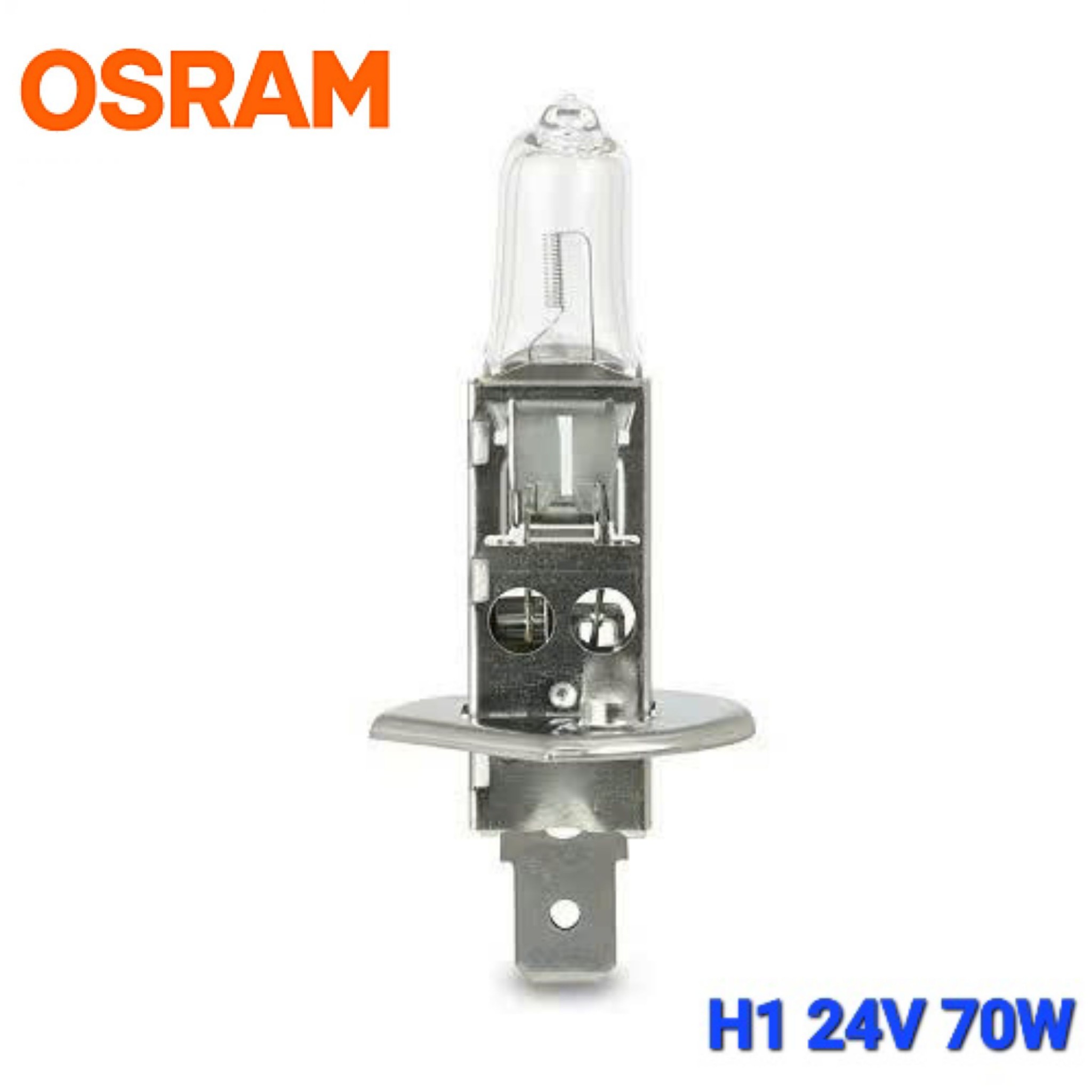 Bóng Đèn Pha Gầm Ô Tô Halogen 1 Màu OSRAM 24V 70W H1 H3 H4 H7