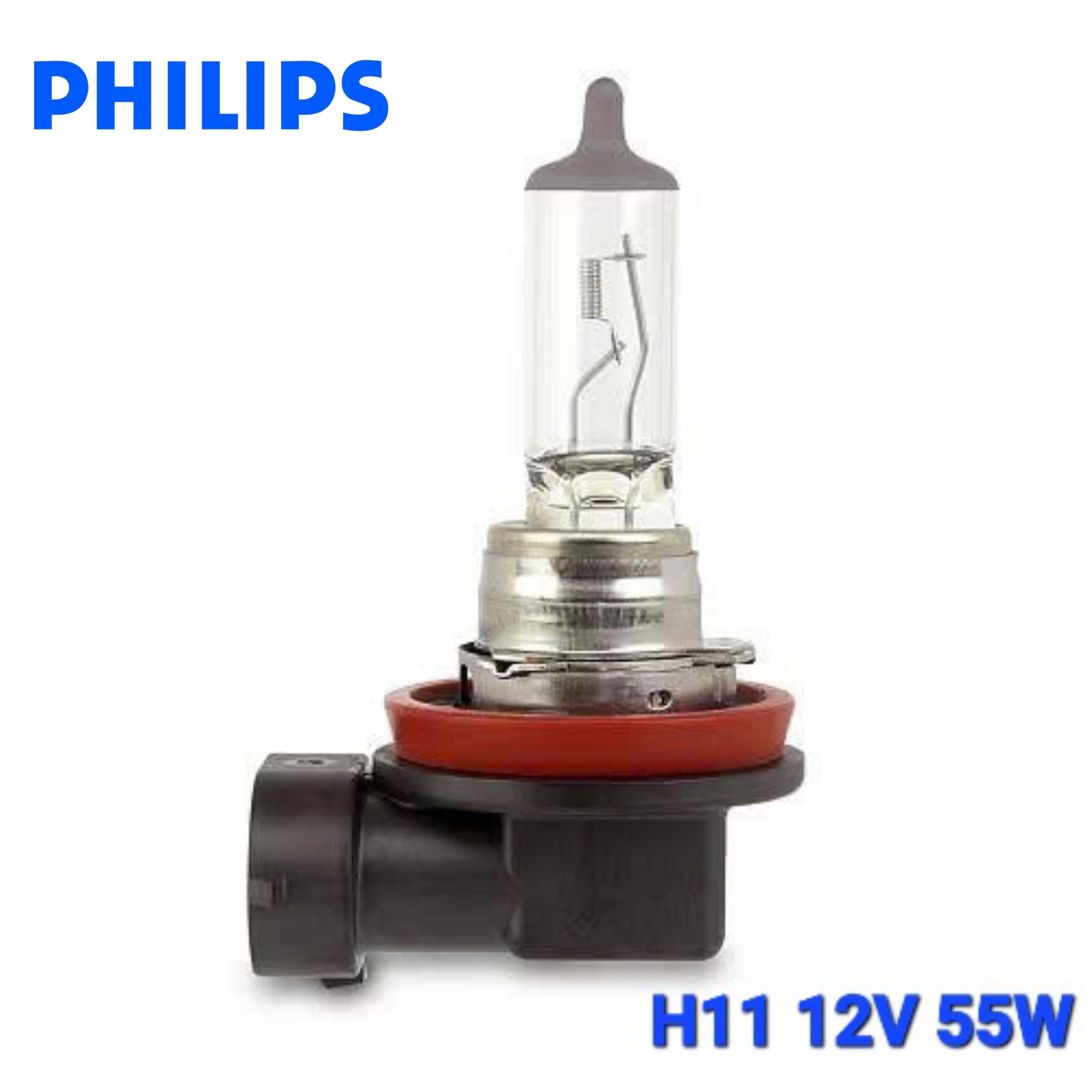Bóng Đèn Pha Gầm Ô Tô Halogen 1 Màu PHILIPS 12V H1 H3 H4 H7 H8 H9 H10 H11 H15 H16 9005 9006 9012 880 881