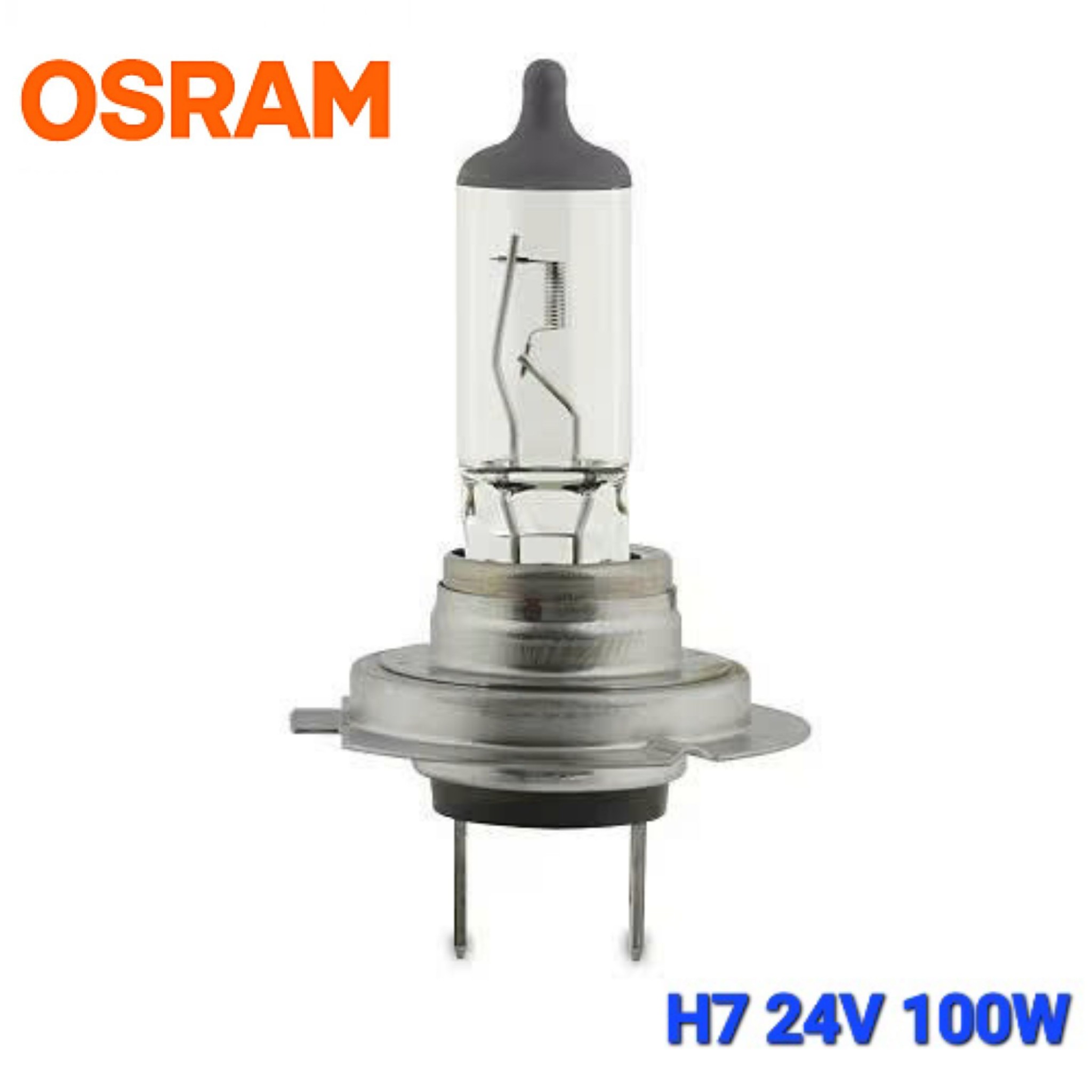 Bóng Đèn Pha Gầm Ô Tô Halogen 1 Màu OSRAM 24V 100W H1 H3 H4 H7