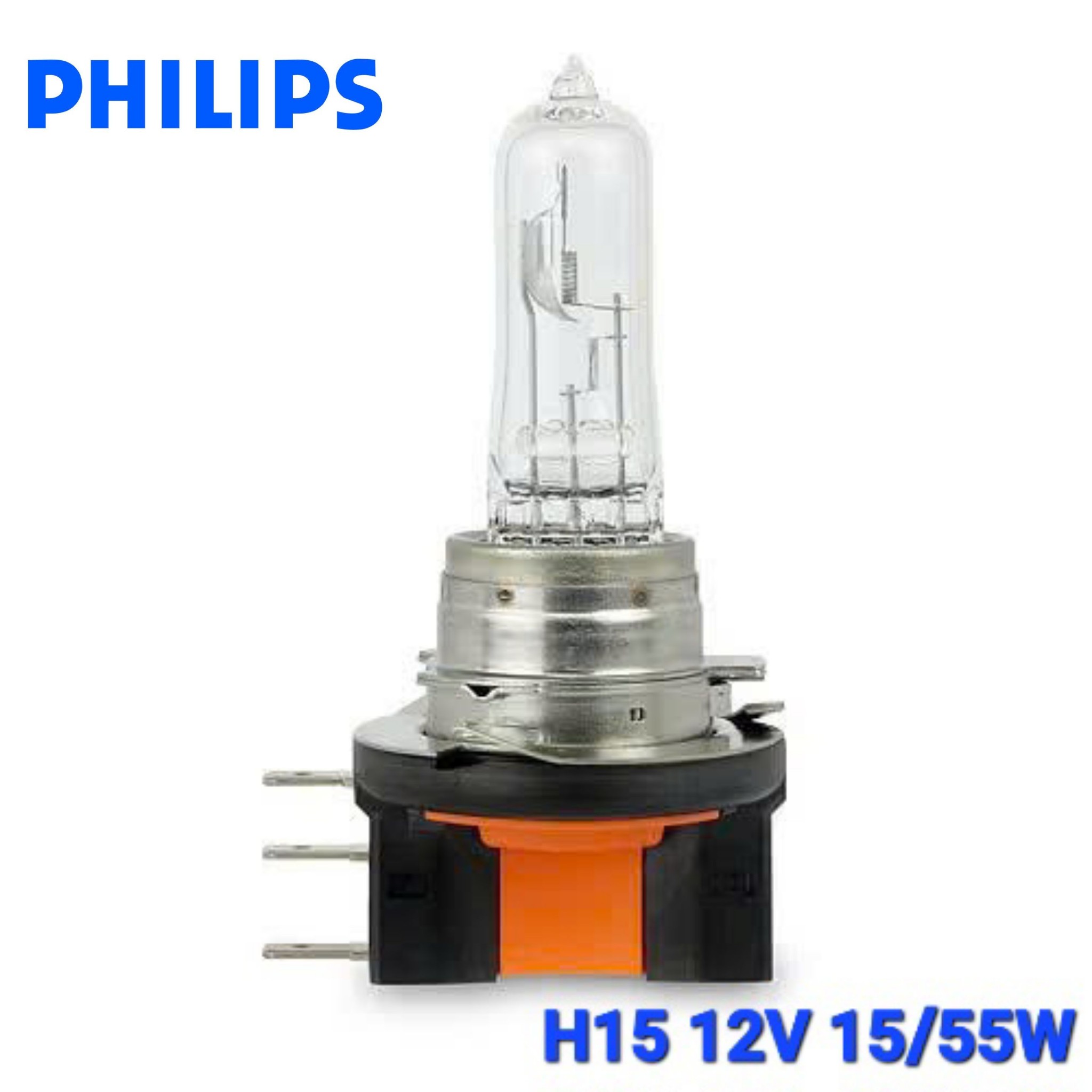 Bóng Đèn Pha Gầm Ô Tô Halogen 1 Màu PHILIPS 12V H1 H3 H4 H7 H8 H9 H10 H11 H15 H16 9005 9006 9012 880 881