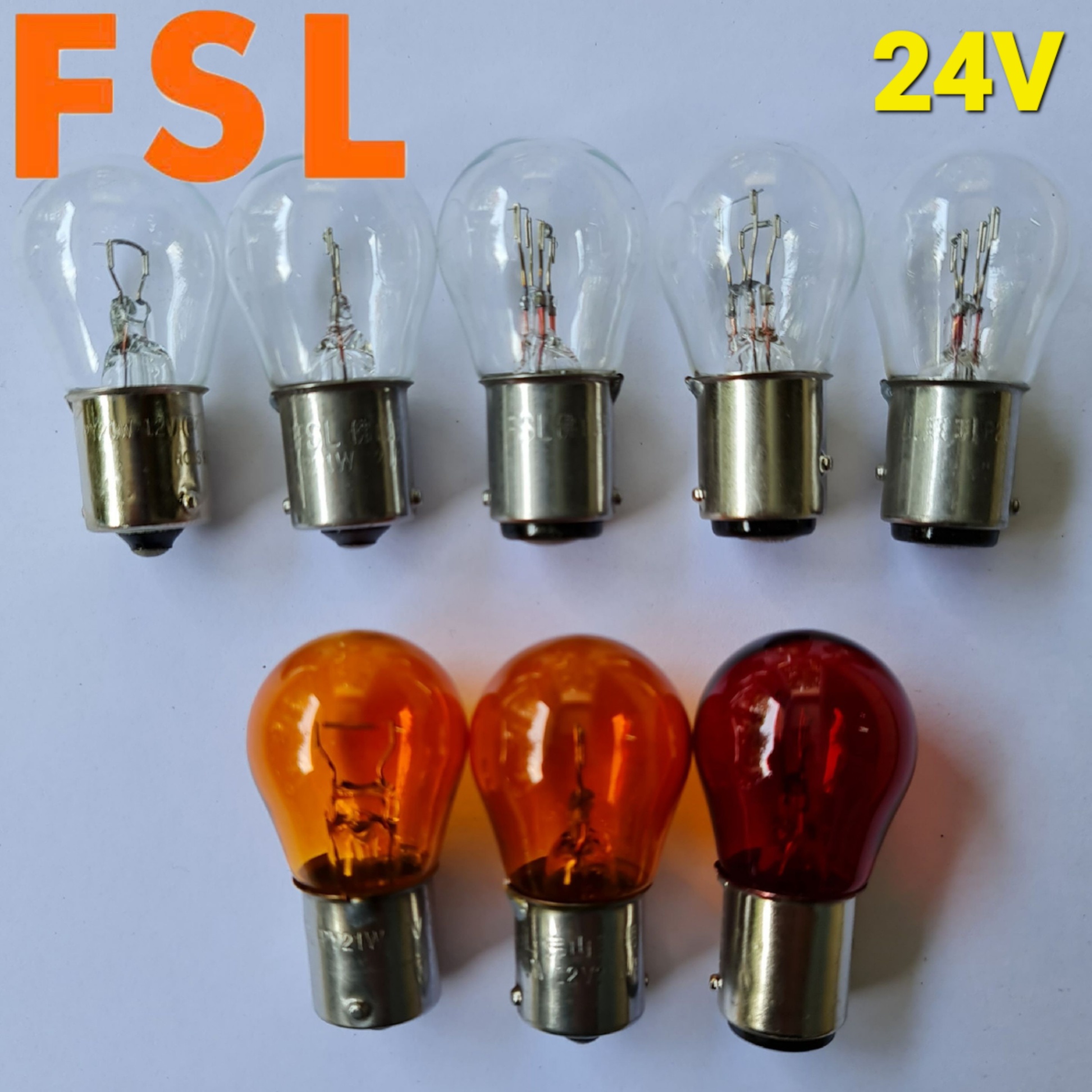 Bóng Tín Hiệu Ô Tô Halogen Đui Cài FSL 24V G18 2405 2409 2410 2412
