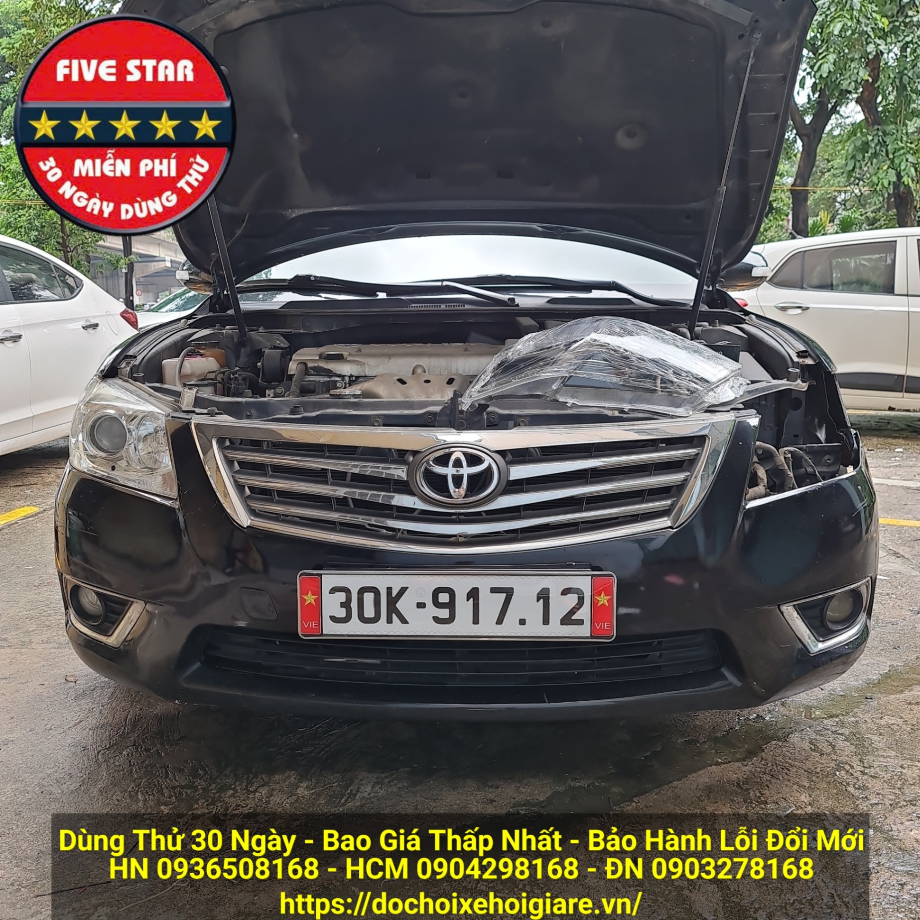 Thay Mặt Đèn Pha Toyota Camry 2010 2.0E Đài Loan
