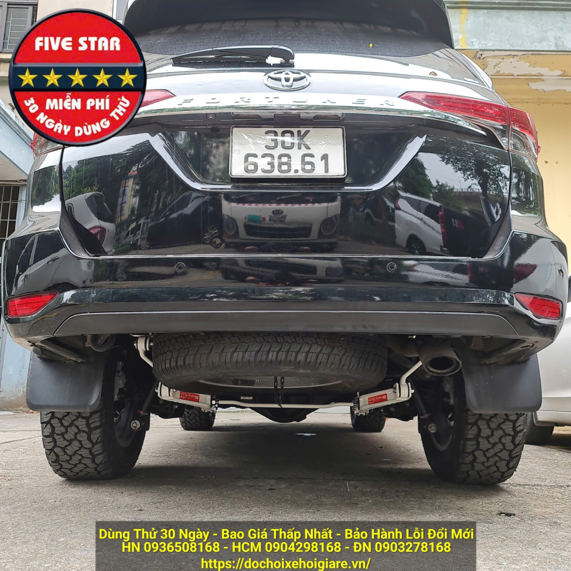 Thanh cân bằng cho xe Toyota Fortuner. Space Arm