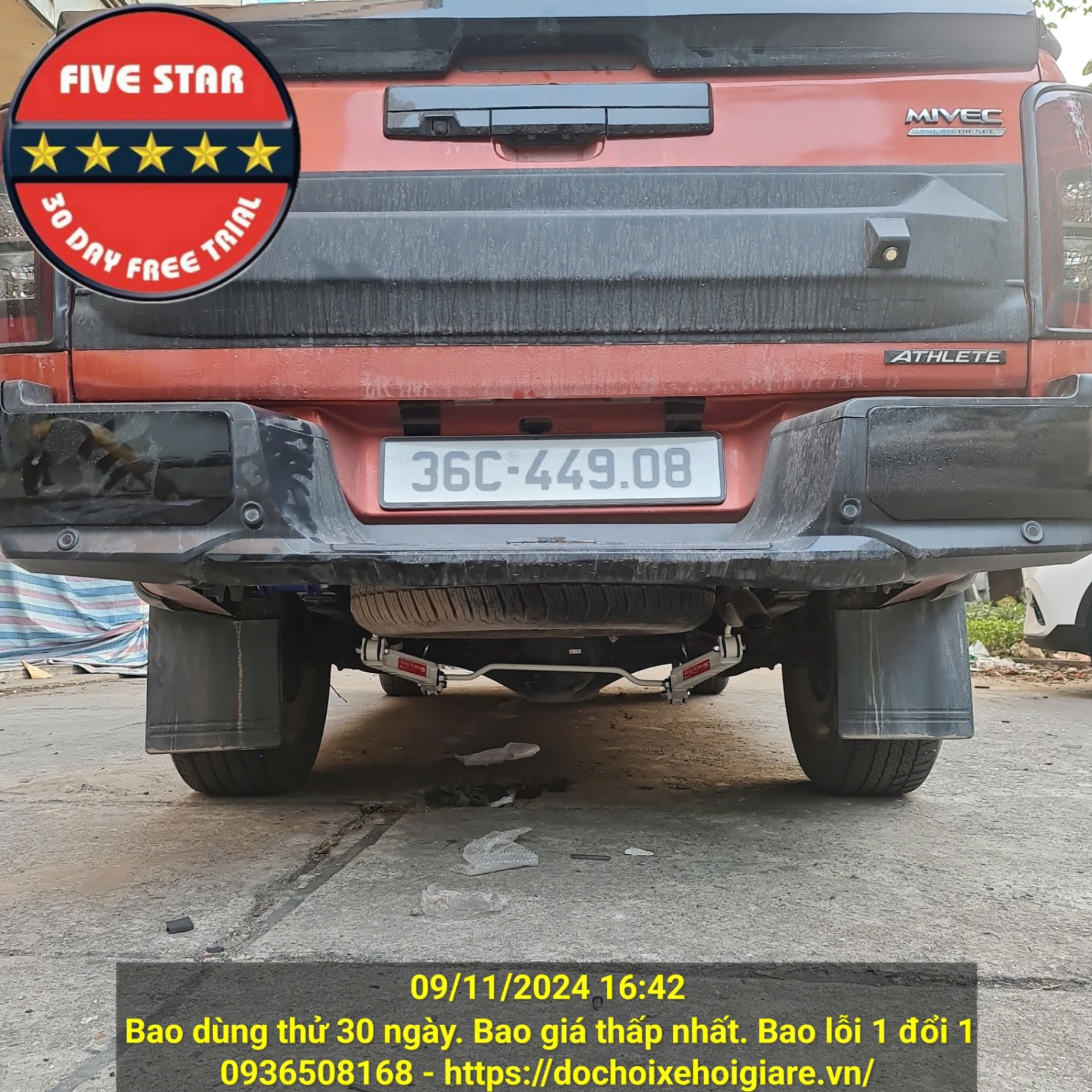 Thanh cân bằng xe bán tải MITSUBISHI TRITON. Thanh giằng chống lật xe bán tải MITSUBISHI TRITON