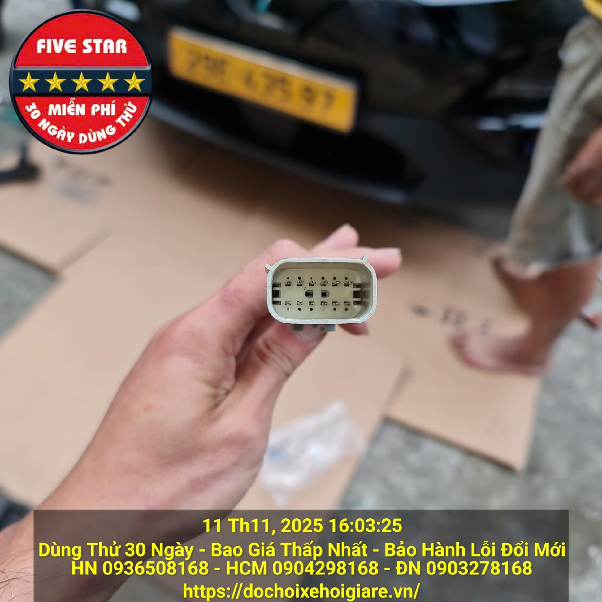Giắc chuyển lấy lệnh pha Vinfast VF6 giữ zin xe