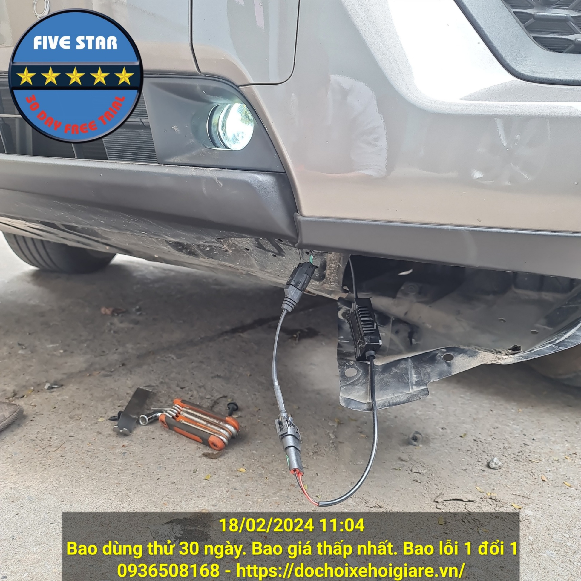 Đèn bi gầm độ siêu sáng cho Toyota Innova Cross 2023-2025