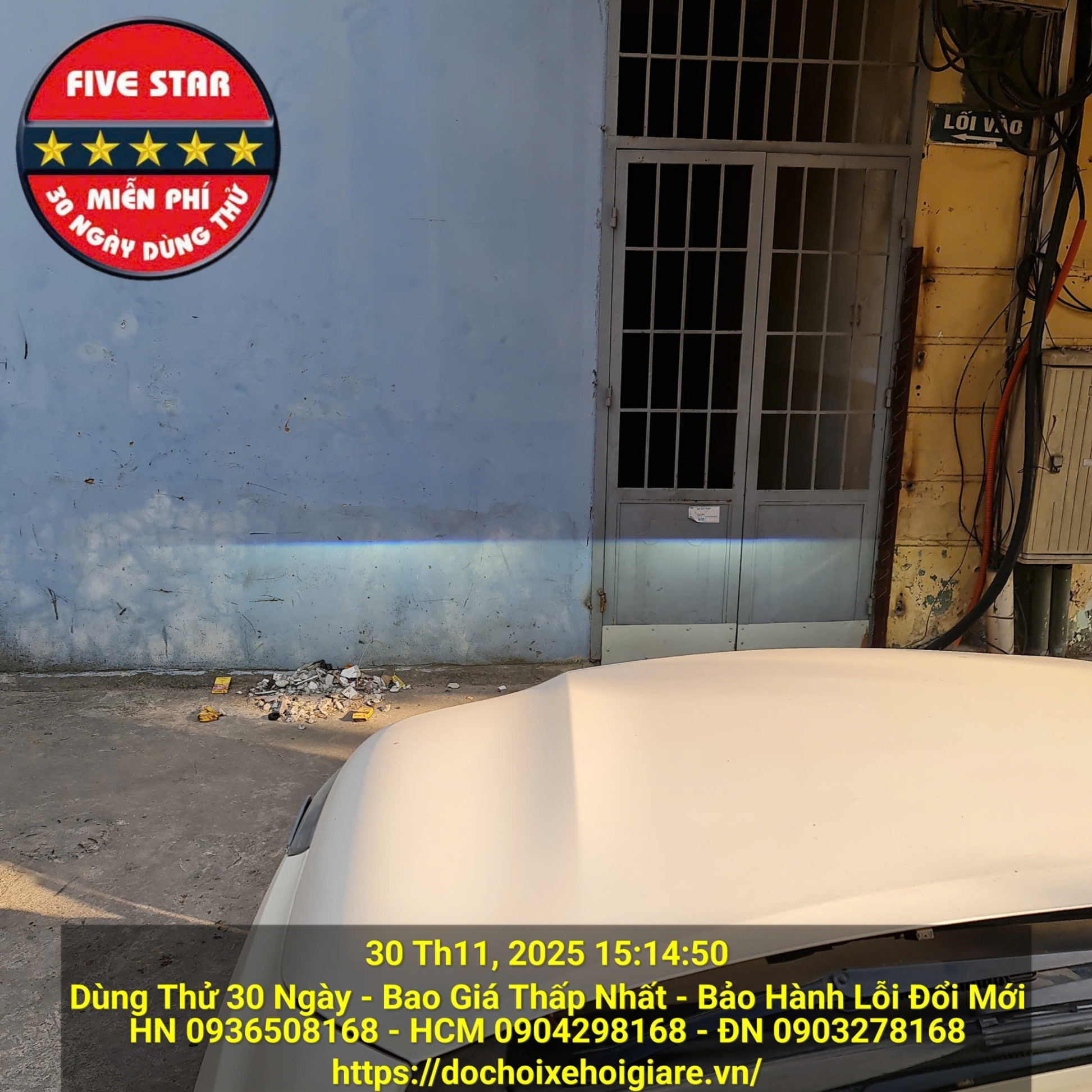 Đèn bi gầm độ siêu sáng cho Toyota Fortuner 2019