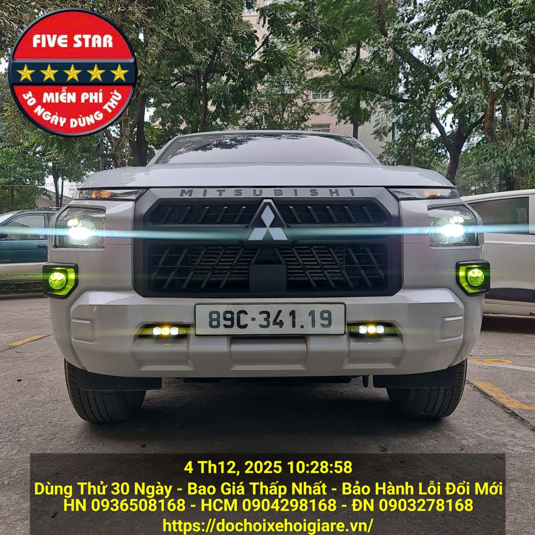 Độ Đèn Trợ Sáng Mitsubishi Triton Tại Hà Nội - Bao Dùng Thử 30 Ngày, Bảo Hành Lỗi Đổi Mới