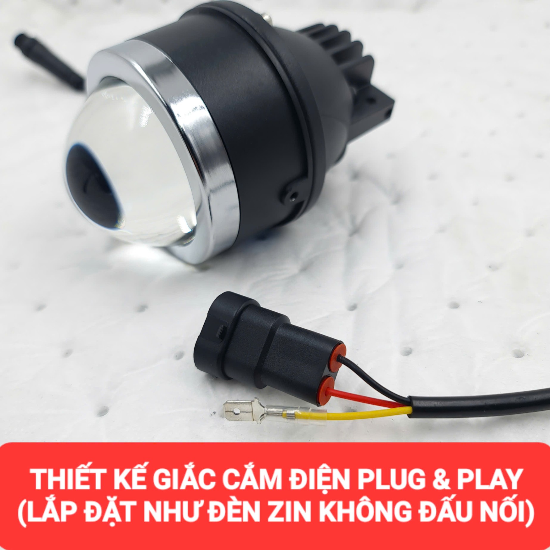 Bi gầm ô tô 3 màu 3 inch Five Star M24 Pro