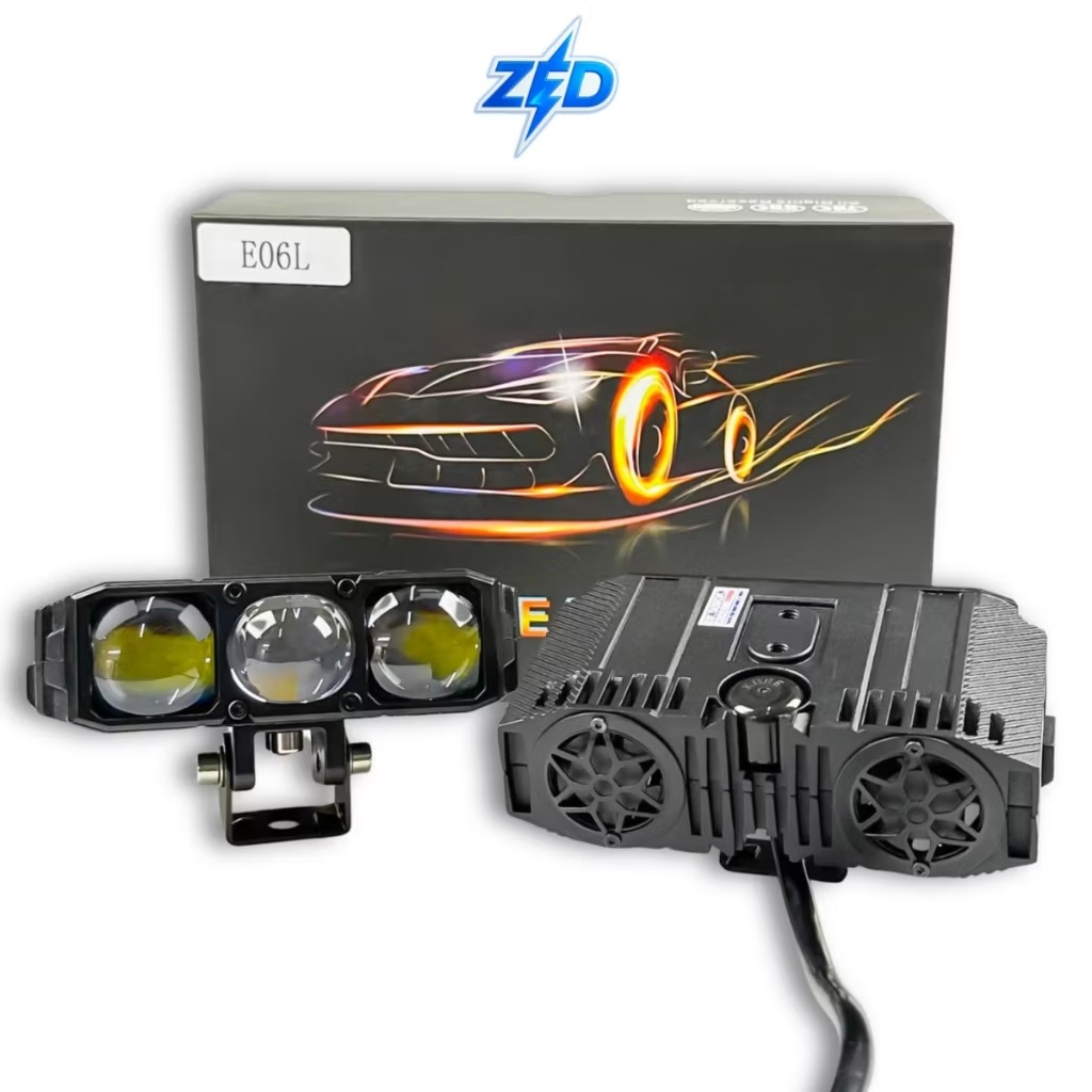 Đèn trợ sáng 3 mắt bi cầu Led ZED CX3 85W