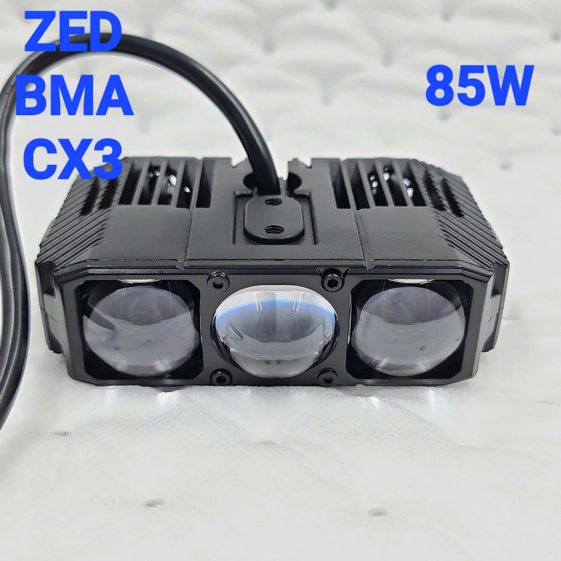 Đèn trợ sáng 3 mắt bi cầu Led ZED CX3 85W