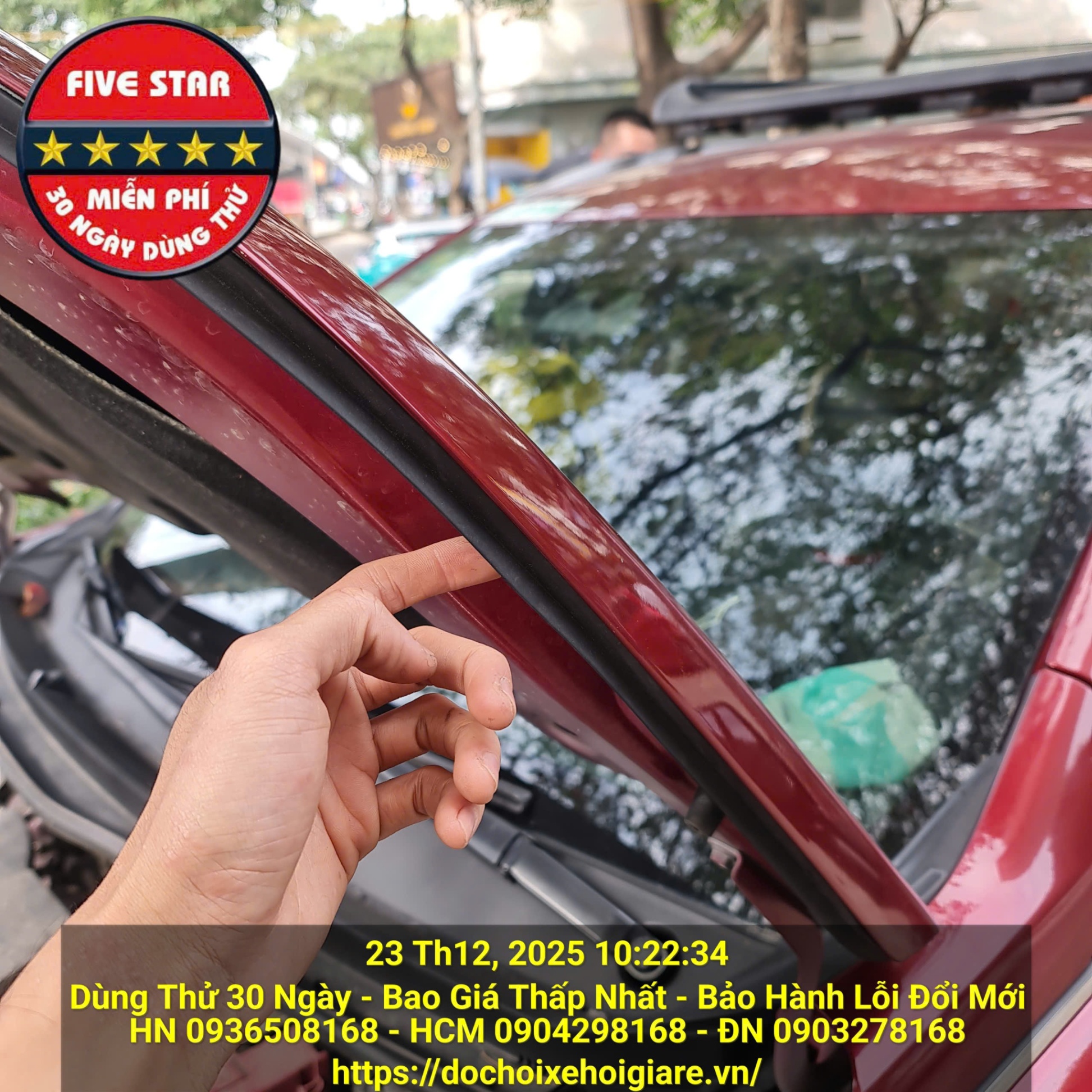 Gioăng Chống ồn Toyota Veloz - Ron Cách Âm Ô Tô, Cách Nhiệt, Chống Bụi, Giảm Chấn Cửa Xe