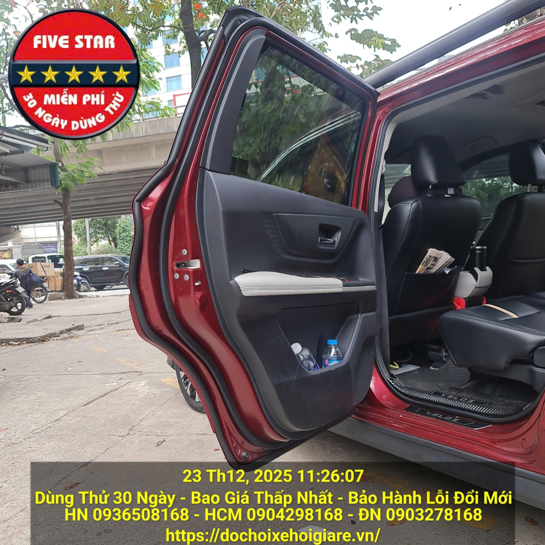 Gioăng Chống ồn Toyota Veloz - Ron Cách Âm Ô Tô, Cách Nhiệt, Chống Bụi, Giảm Chấn Cửa Xe