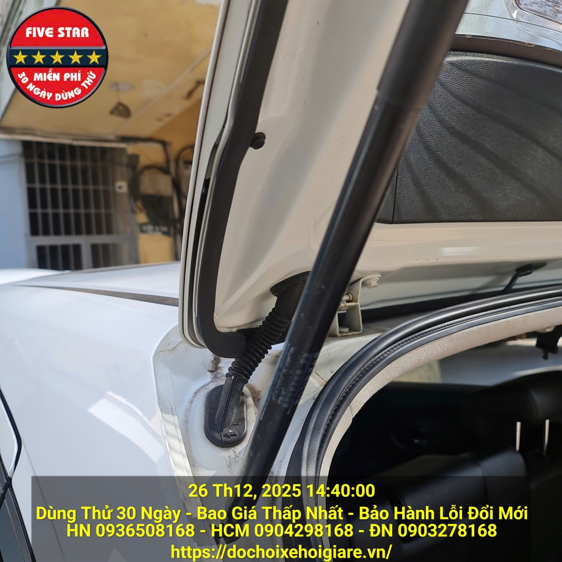 Gioăng Chống ồn Honda HR-V - Ron Cách Âm Ô Tô, Cách Nhiệt, Chống Bụi, Giảm Chấn Cửa Xe