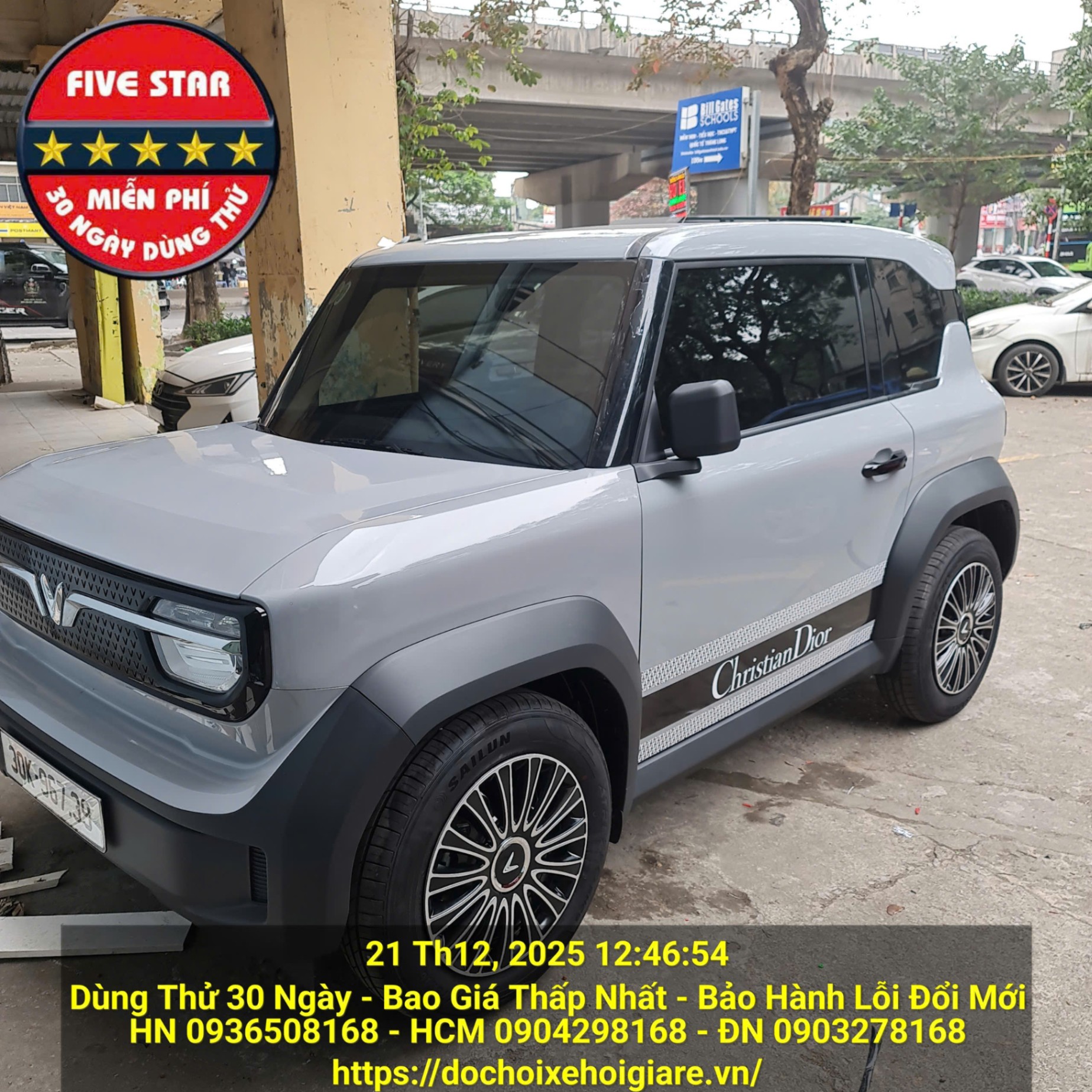 Dán phim cách nhiệt Vinfast VF3 giá tốt nhất tại Đồng Tiến Auto