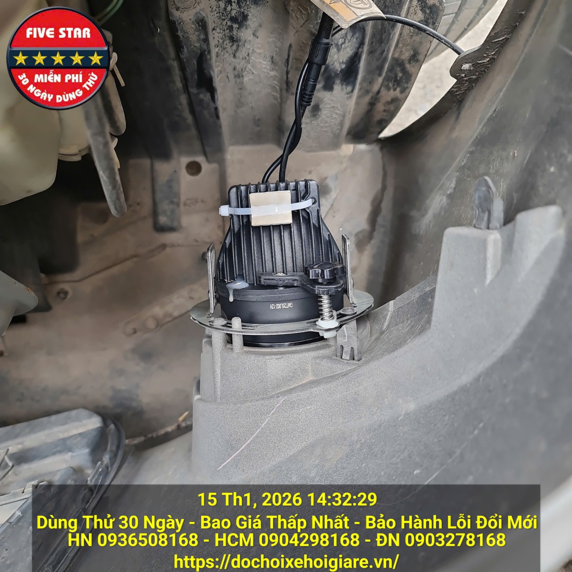 Độ đèn bi gầm led Toyota Wigo 2017-2022 giá rẻ nhất. Bao dùng thử 30 ngày. Bảo hành lỗi đổi mới