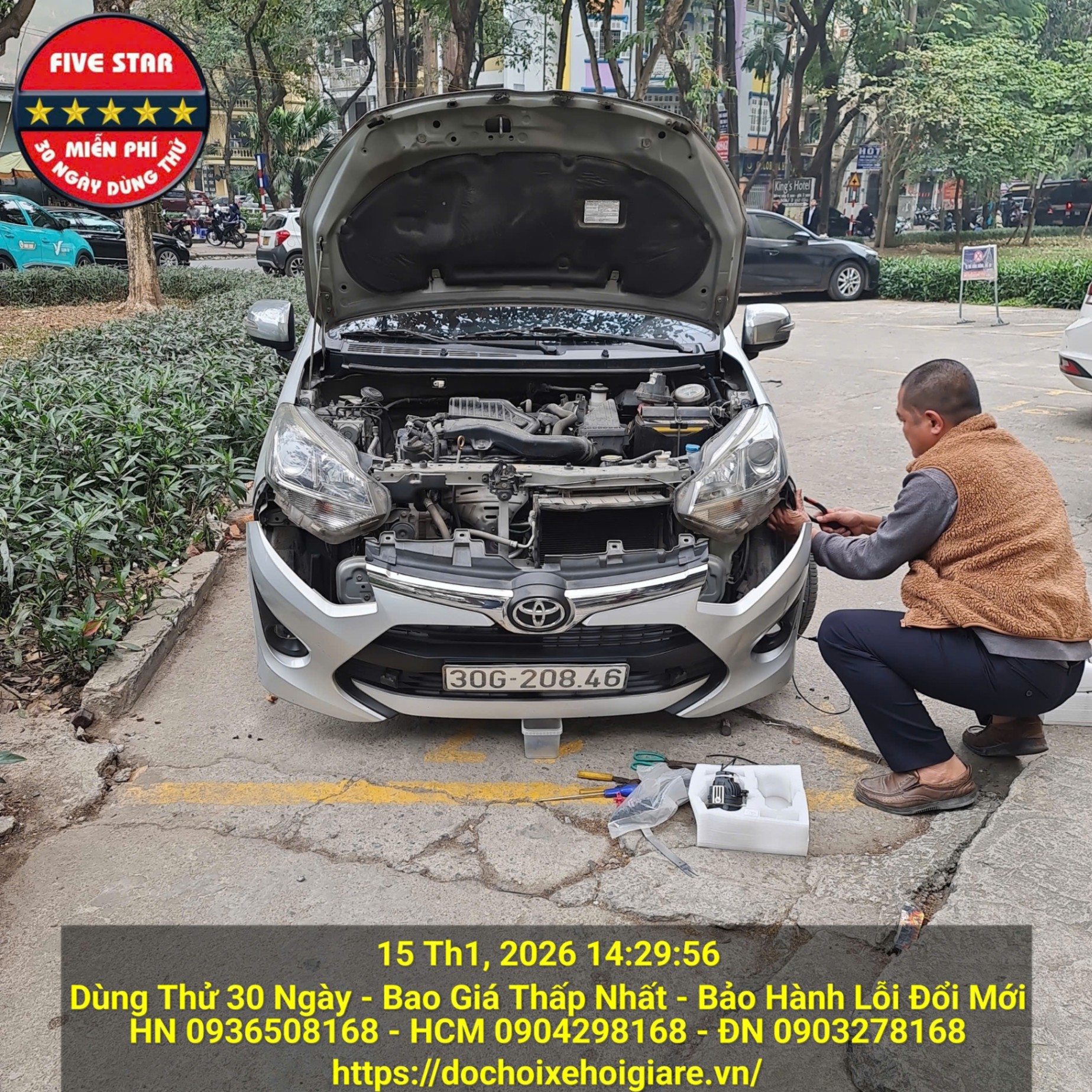 Độ đèn bi gầm led Toyota Wigo 2017-2022 giá rẻ nhất. Bao dùng thử 30 ngày. Bảo hành lỗi đổi mới