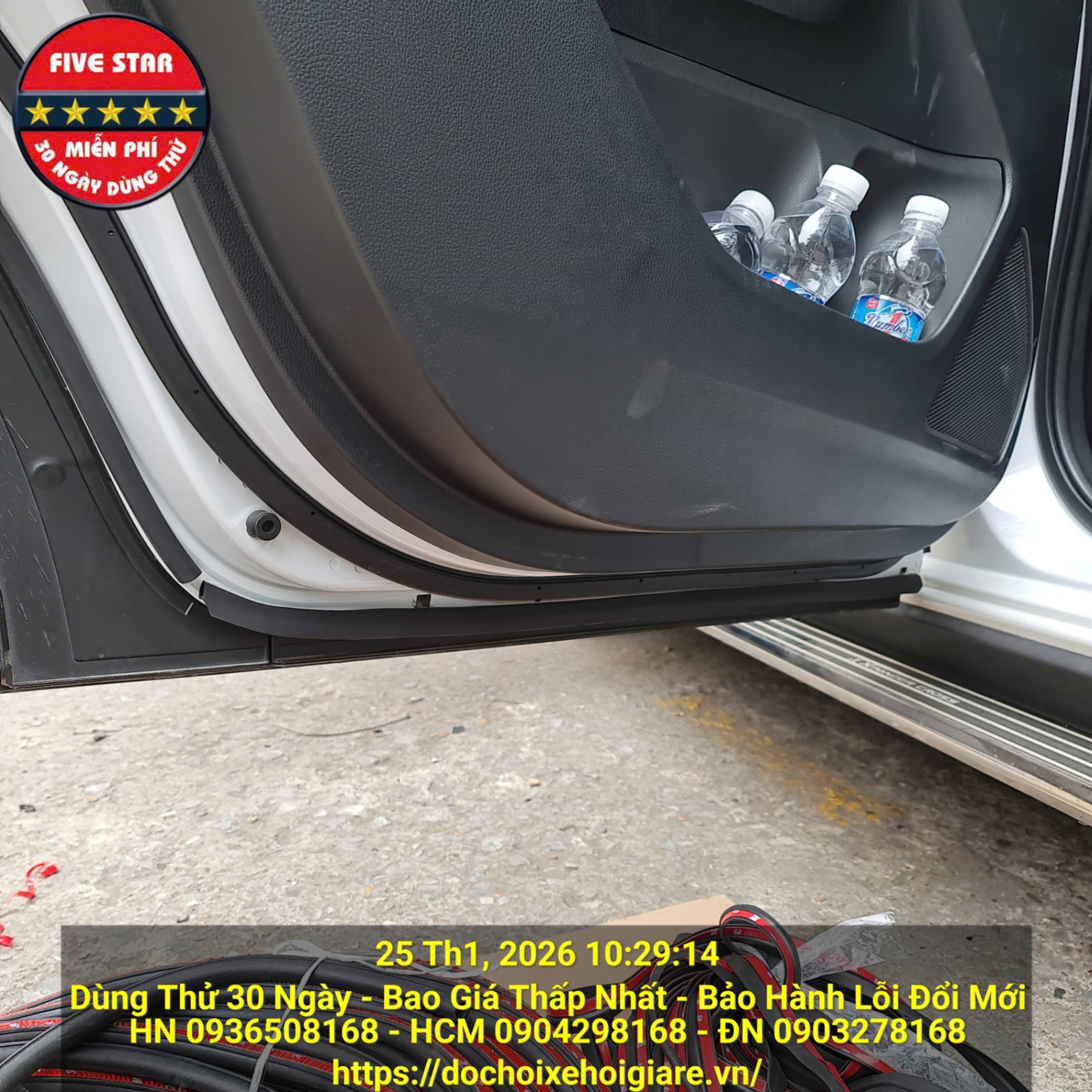 Gioăng Chống ồn Mitsubishi Xpander - Ron Cách Âm Ô Tô, Cách Nhiệt, Chống Bụi, Giảm Chấn Cửa Xe