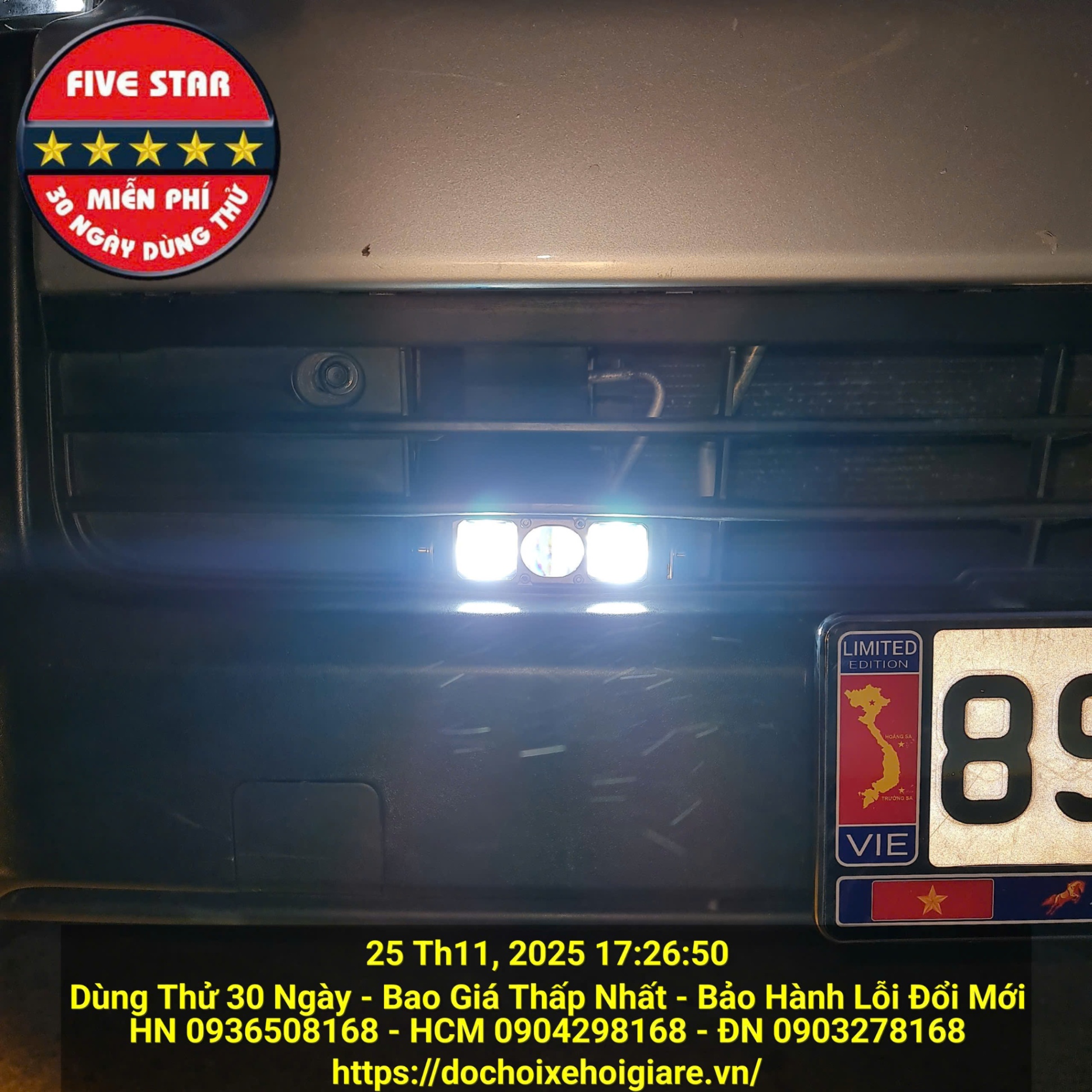 Độ Đèn Trợ Sáng Toyota Hiace Tại Hà Nội - Bao Dùng Thử 30 Ngày, Bảo Hành Lỗi Đổi Mới