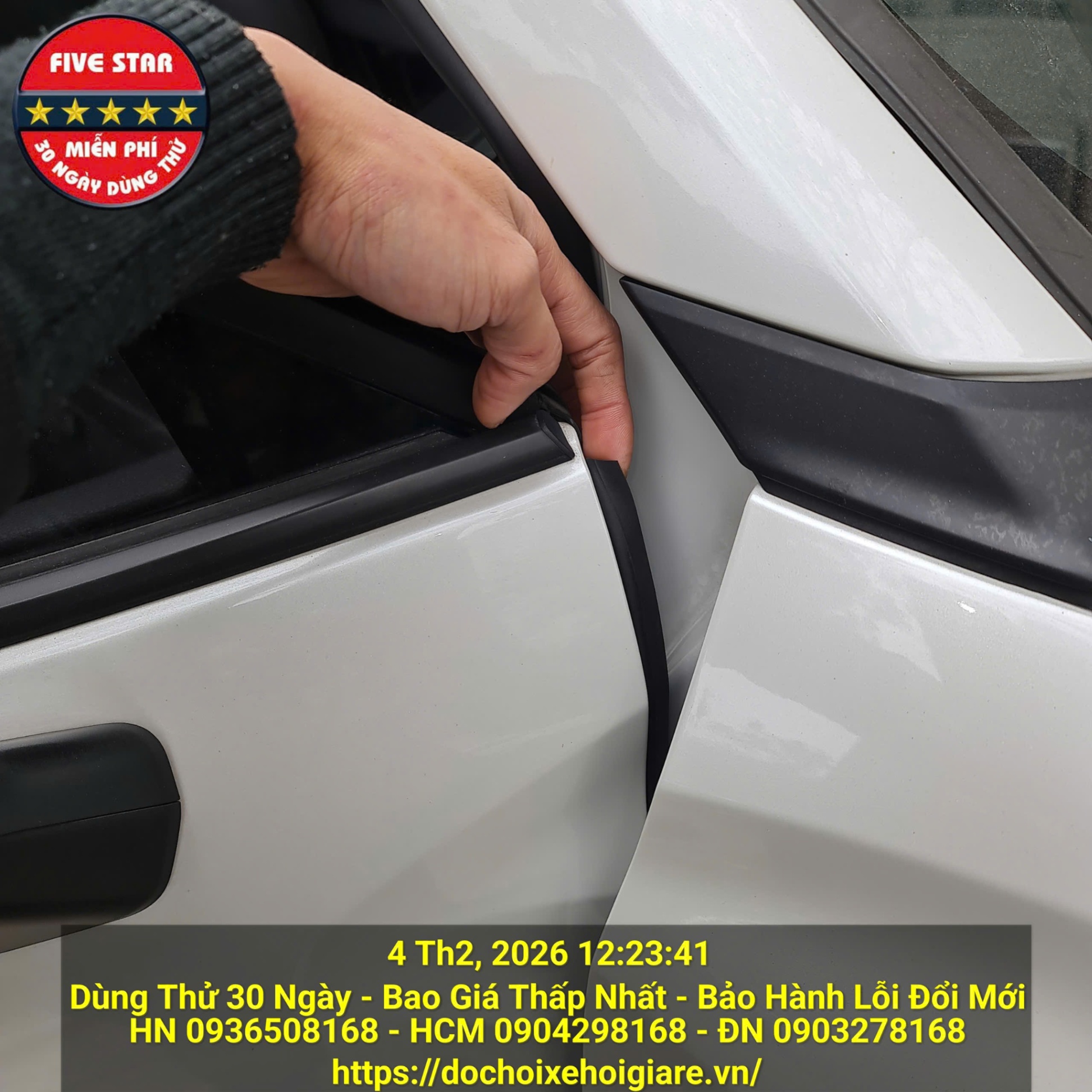 Gioăng Chống ồn Toyota Corolla Cross - Ron Cách Âm Ô Tô, Cách Nhiệt, Chống Bụi, Giảm Chấn Cửa Xe