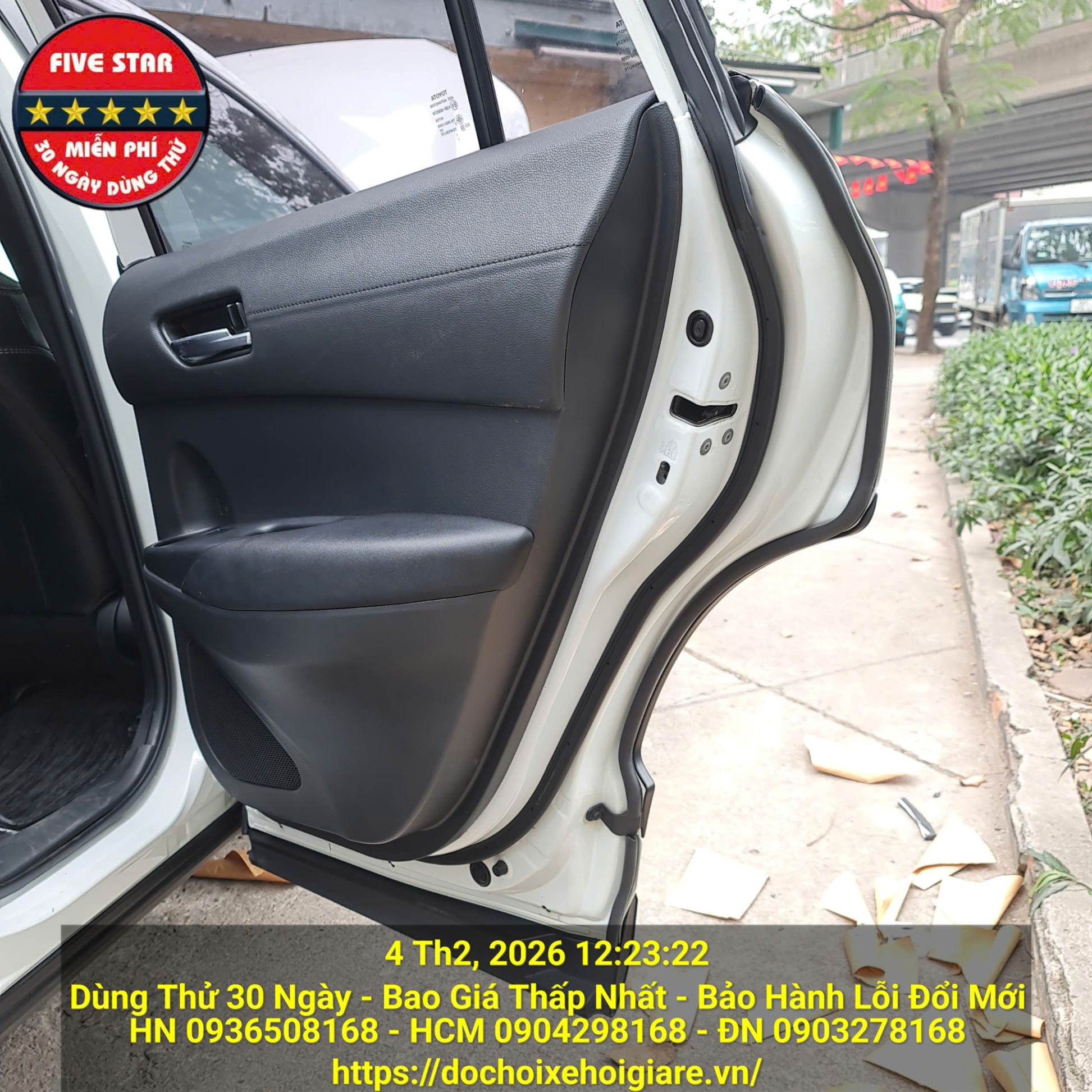 Gioăng Chống ồn Toyota Corolla Cross - Ron Cách Âm Ô Tô, Cách Nhiệt, Chống Bụi, Giảm Chấn Cửa Xe