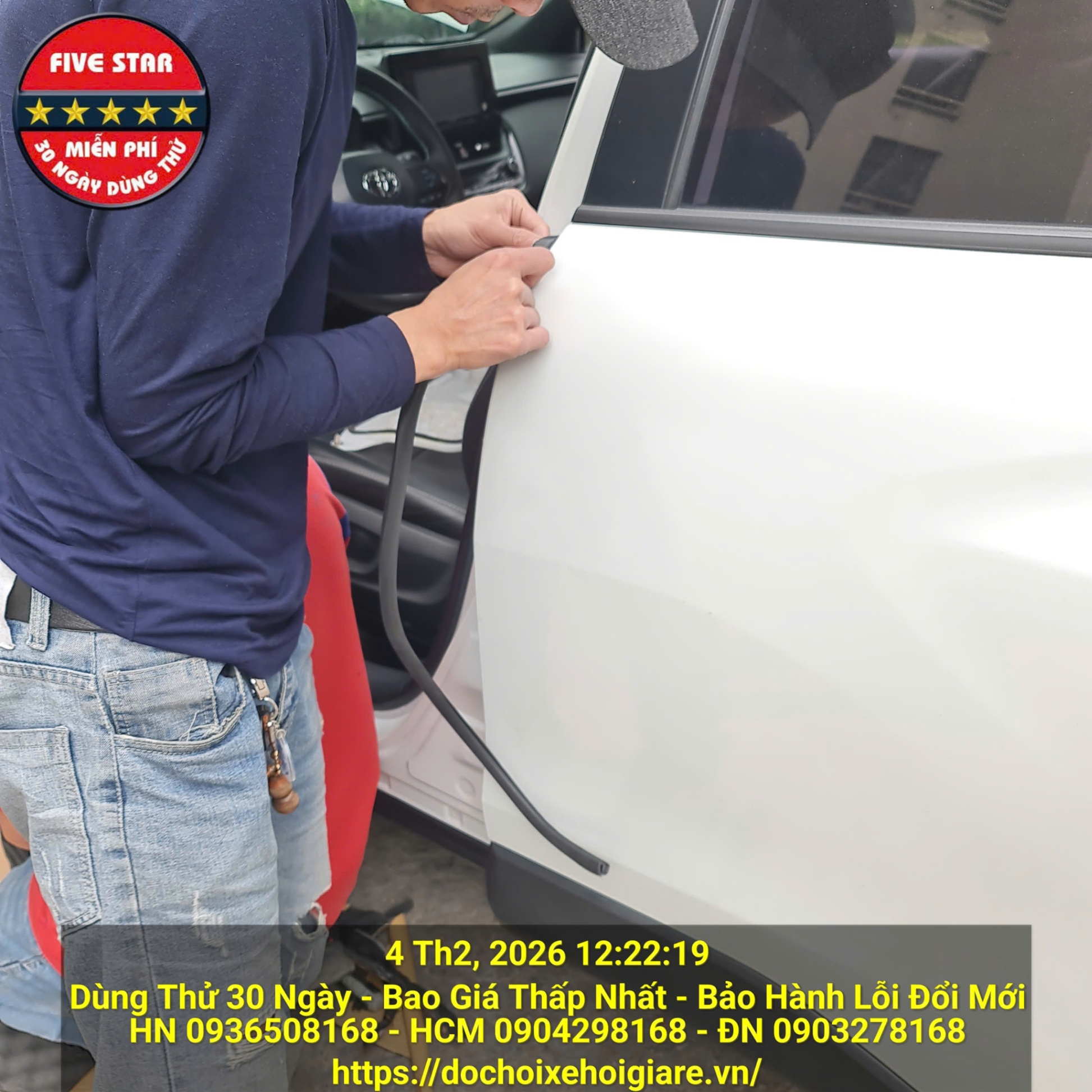 Gioăng Chống ồn Toyota Corolla Cross - Ron Cách Âm Ô Tô, Cách Nhiệt, Chống Bụi, Giảm Chấn Cửa Xe