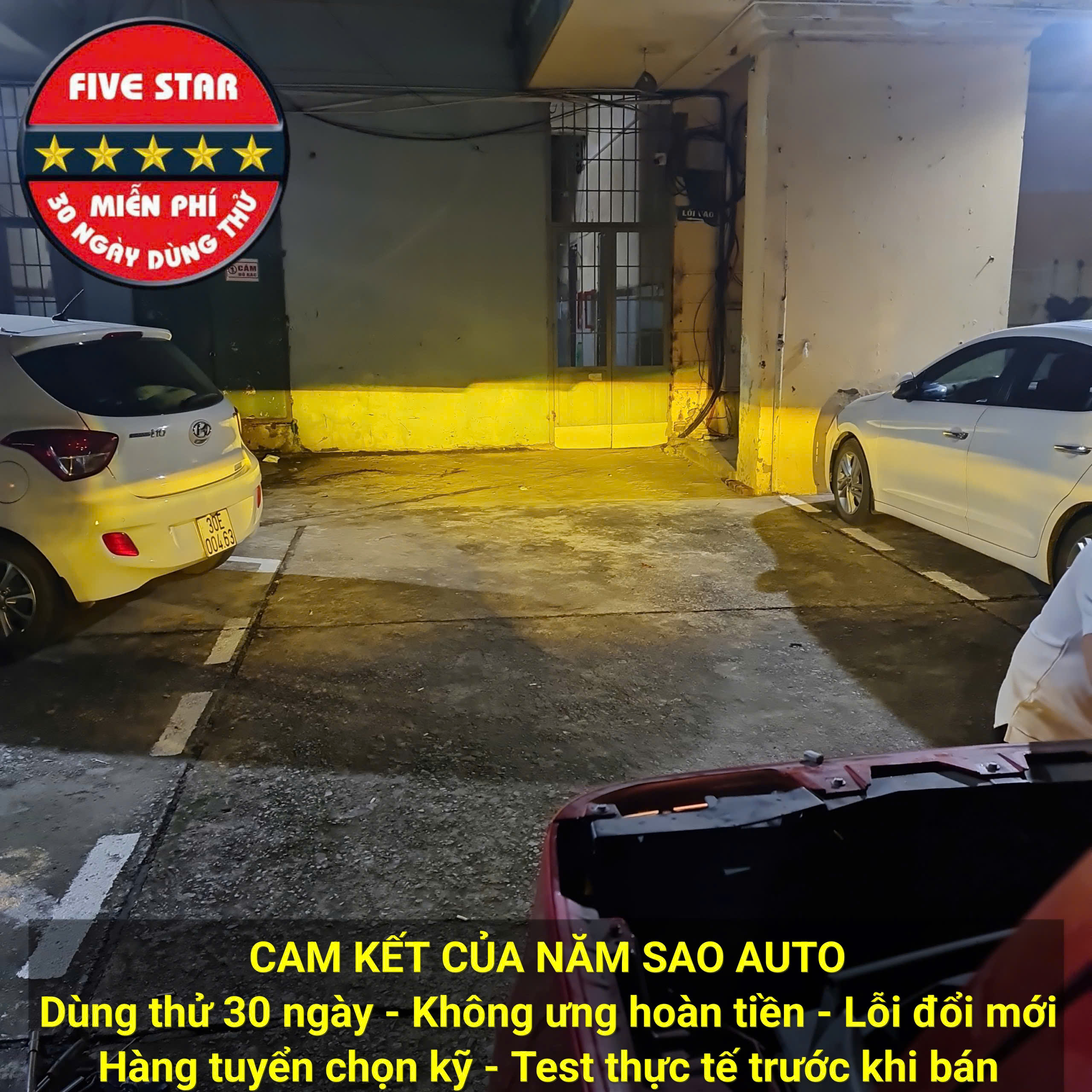 Bóng Đèn Pha LED Siêu Sáng VinFast EC Van Chân H7 - Bao Dùng Thử 30 Ngày, Bảo Hành 3 Năm