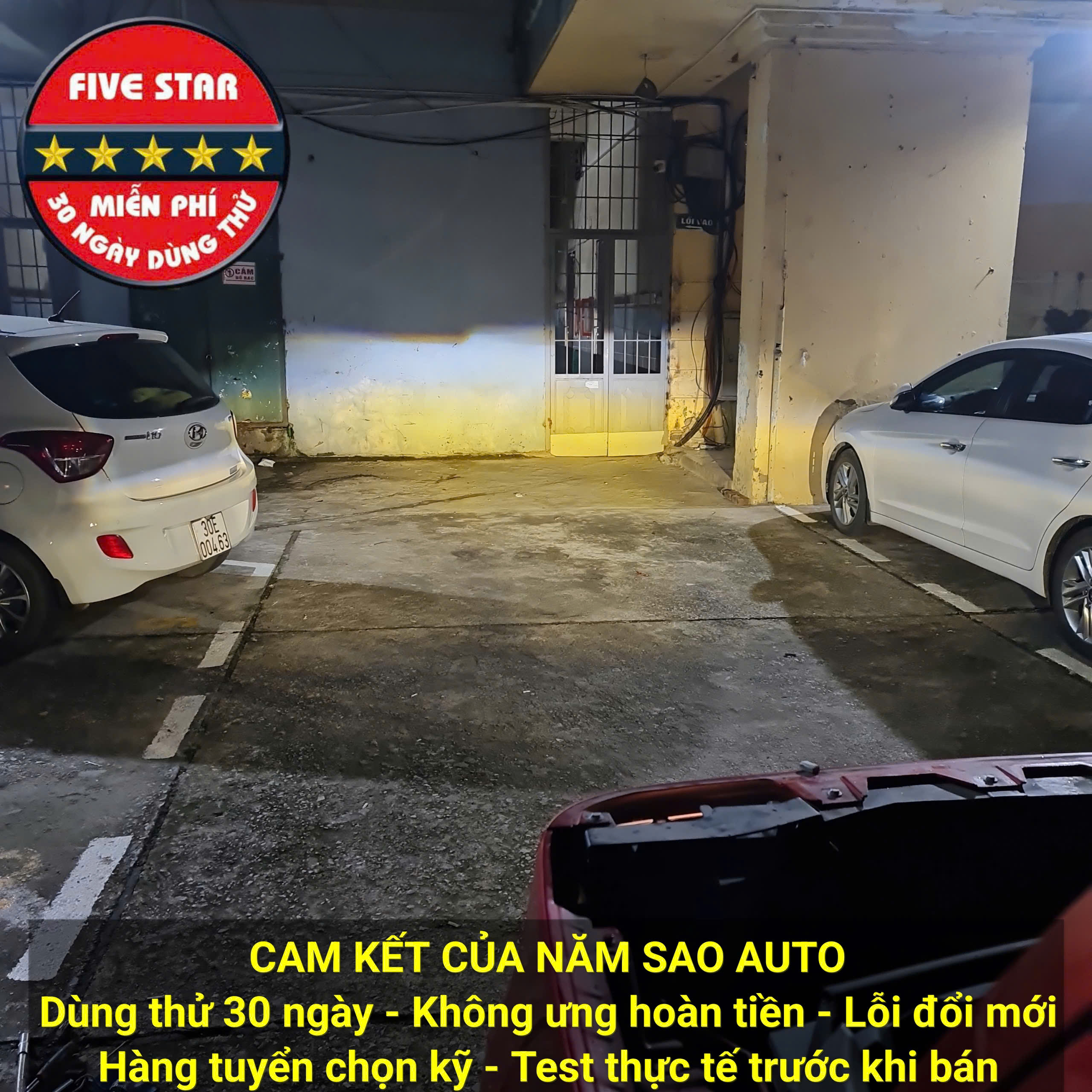 Bóng Đèn Pha LED Siêu Sáng VinFast EC Van Chân H7 - Bao Dùng Thử 30 Ngày, Bảo Hành 3 Năm