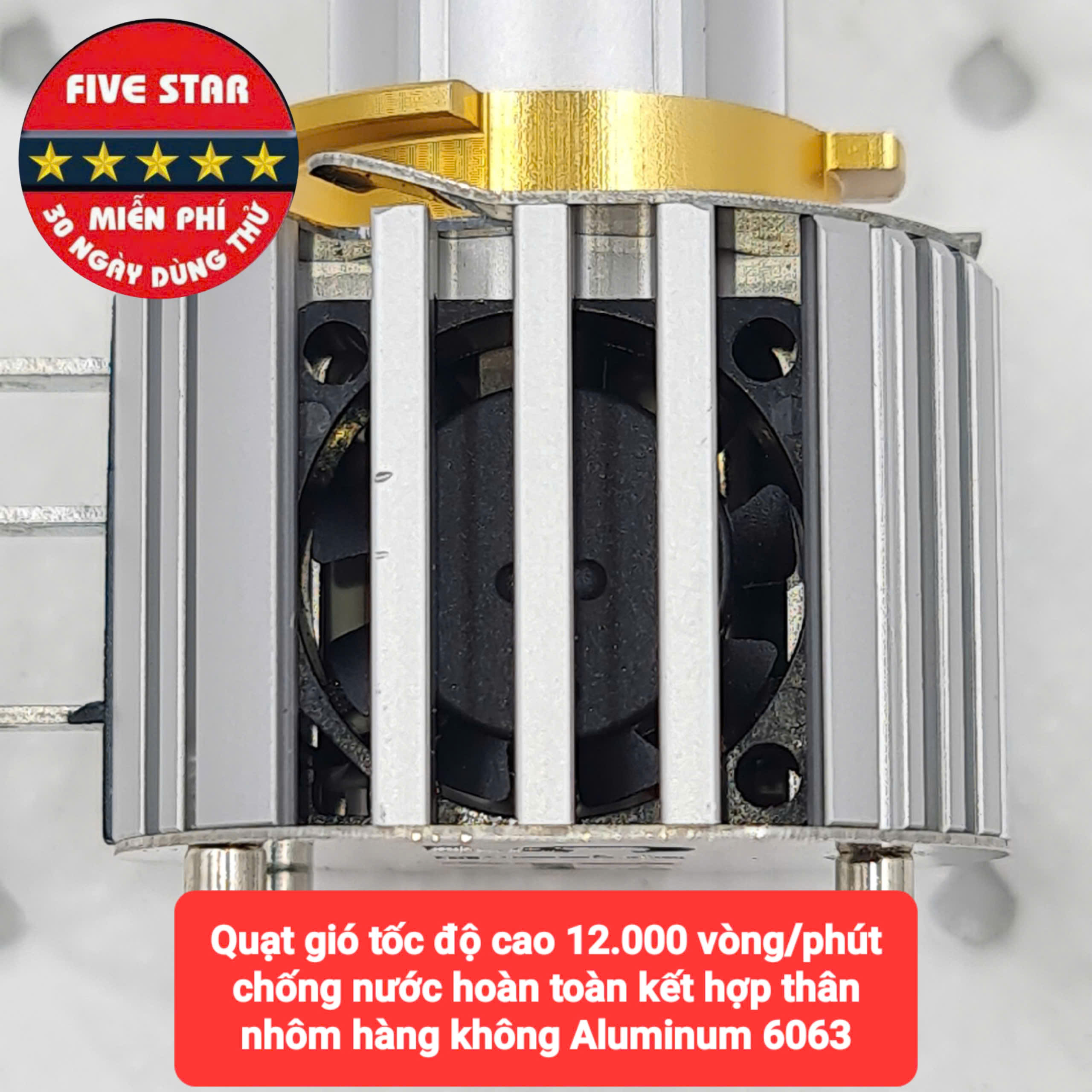 Bóng Đèn Pha Led H15 MS2 41/18W, Sáng trắng 6000K | Five Star