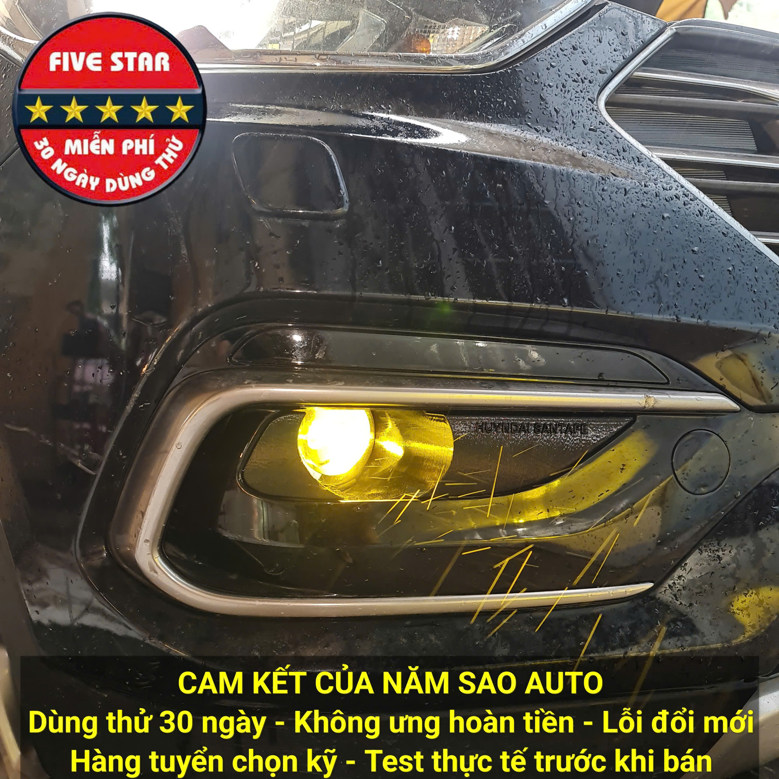 Đèn Bi Gầm Hyundai SantaFe 2016-2018 - Dùng thử 30 Ngày Miễn Phí - Bảo Hành 3 Năm Đổi Mới