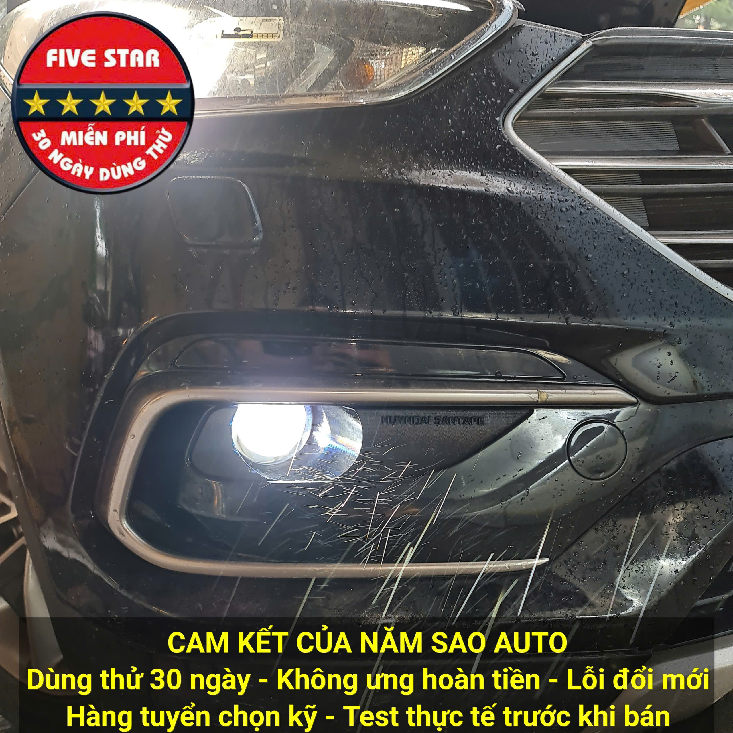 Đèn Bi Gầm Hyundai SantaFe 2016-2018 - Dùng thử 30 Ngày Miễn Phí - Bảo Hành 3 Năm Đổi Mới