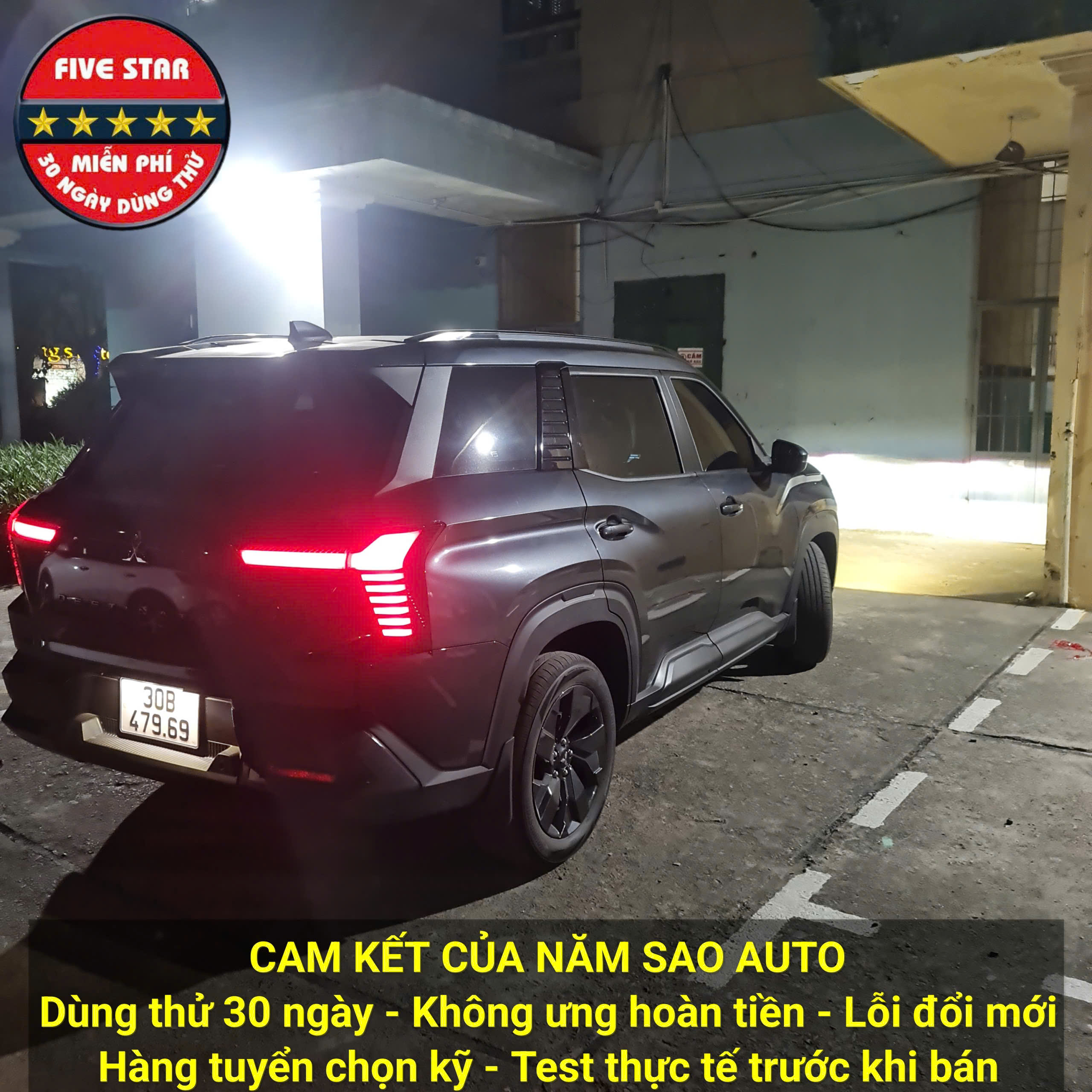 Độ Đèn Bi Gầm LED Siêu Sáng Cho Mitsubishi Destinator 2026