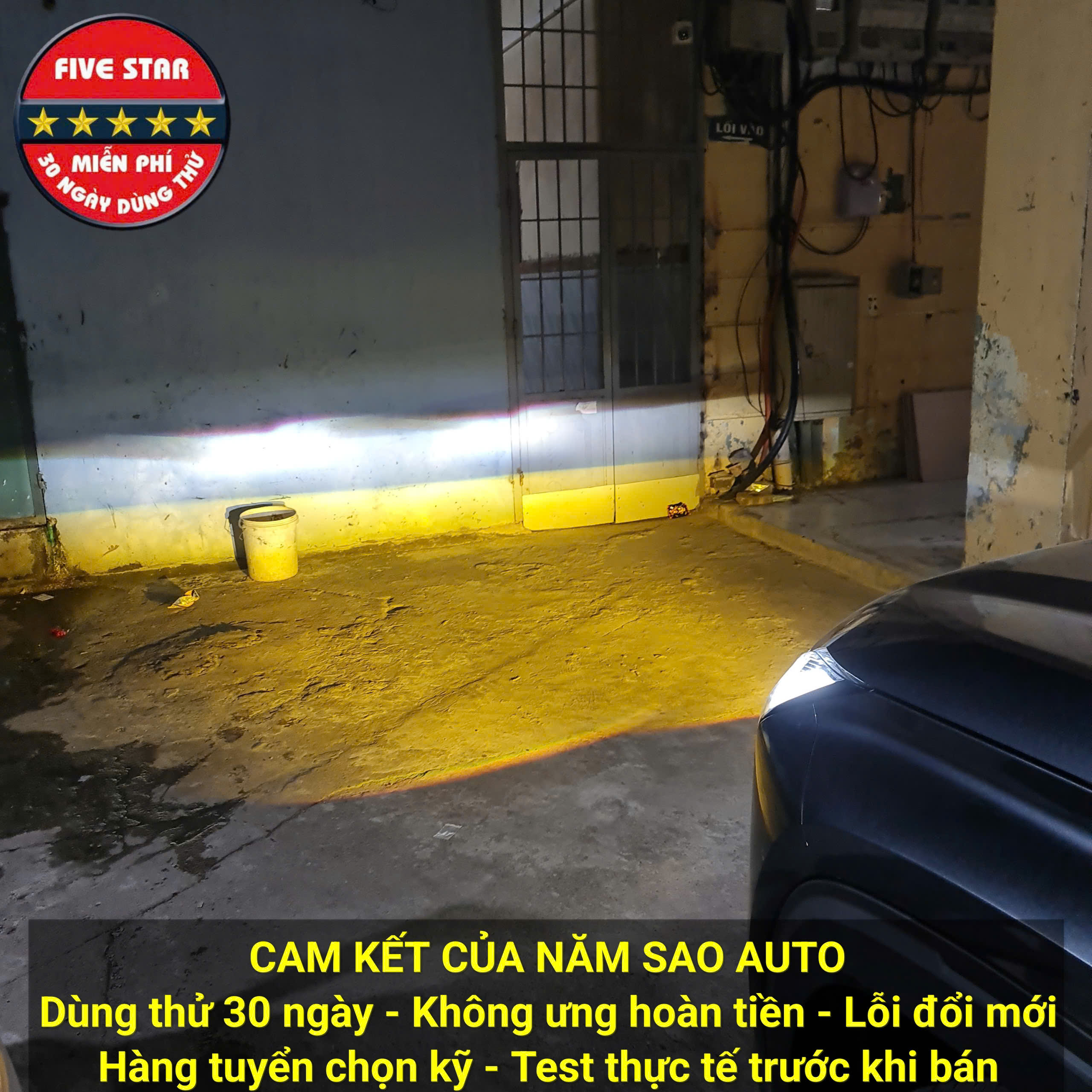 Độ Đèn Bi Gầm LED Siêu Sáng Cho Mitsubishi Destinator 2026