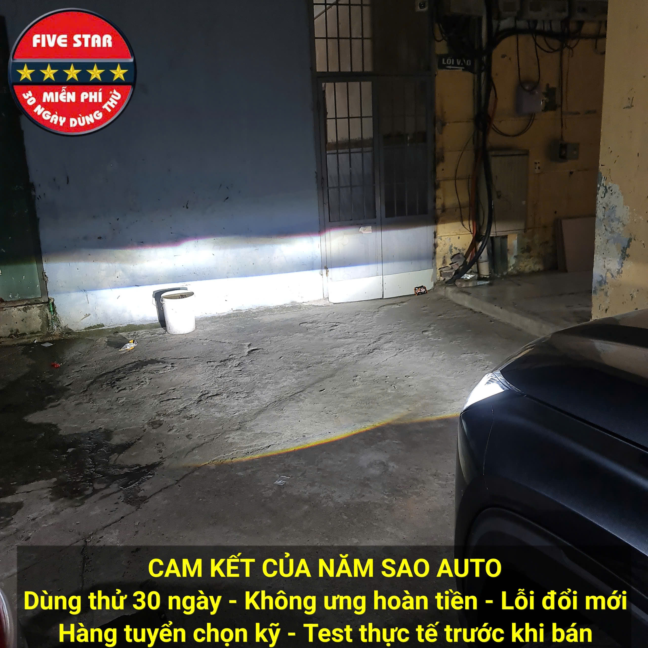 Độ Đèn Bi Gầm LED Siêu Sáng Cho Mitsubishi Destinator 2026