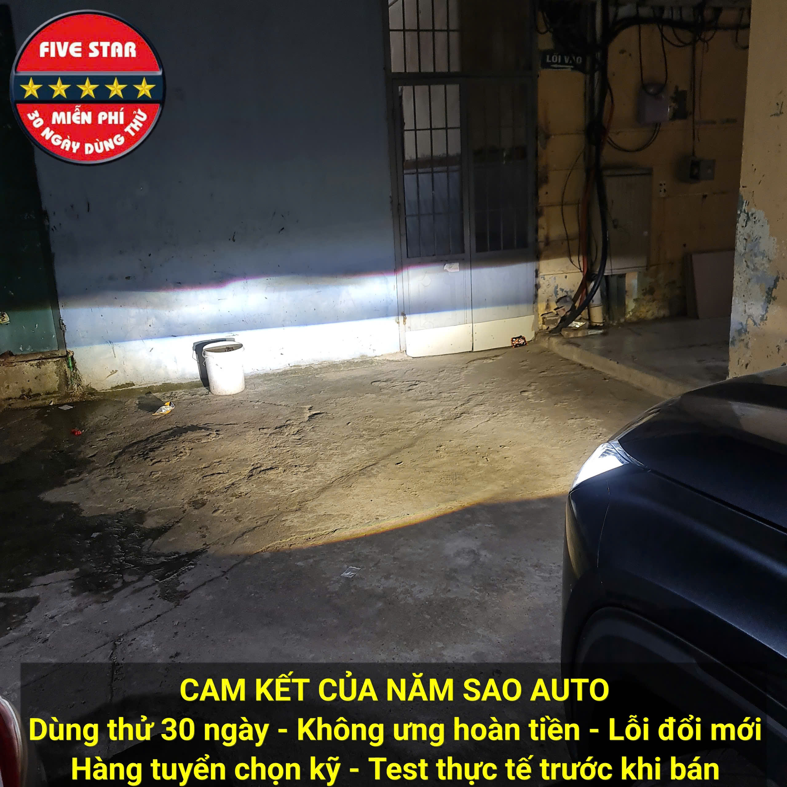 Độ Đèn Bi Gầm LED Siêu Sáng Cho Mitsubishi Destinator 2026