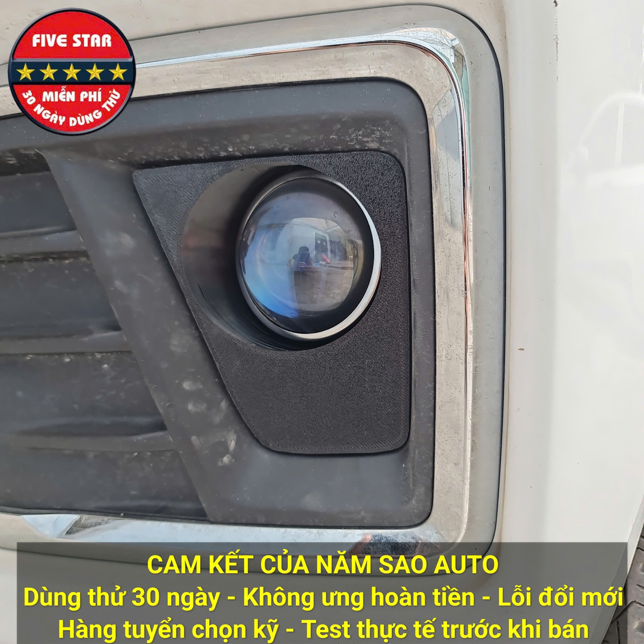 Độ Đèn Bi Gầm LED Siêu Sáng Cho Thaco Frontier TF420/TF450/TF480 Xe Tải Van 5 Chỗ