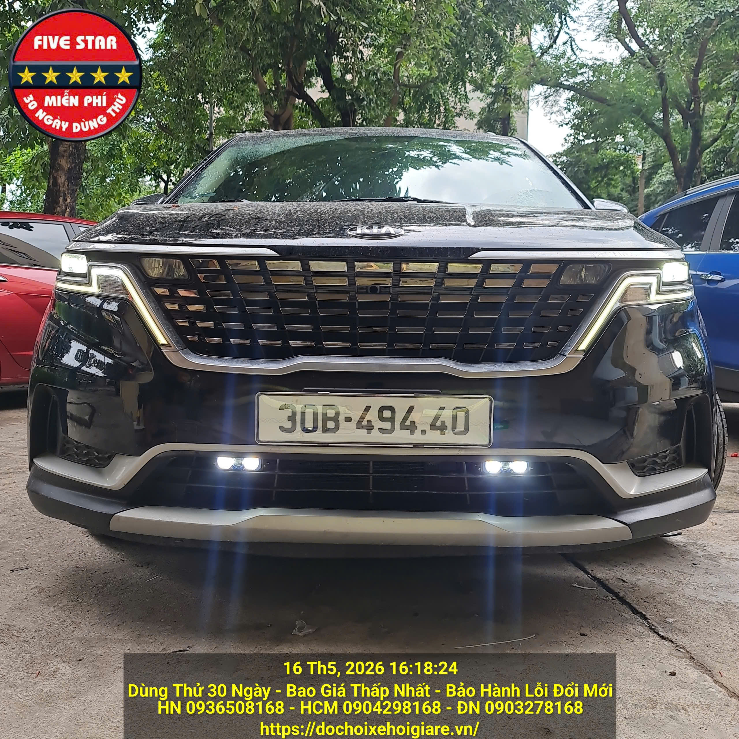 Độ Đèn Trợ Sáng Kia Carnival Tại Hà Nội - Bao Dùng Thử 30 Ngày, Bảo Hành Lỗi Đổi Mới