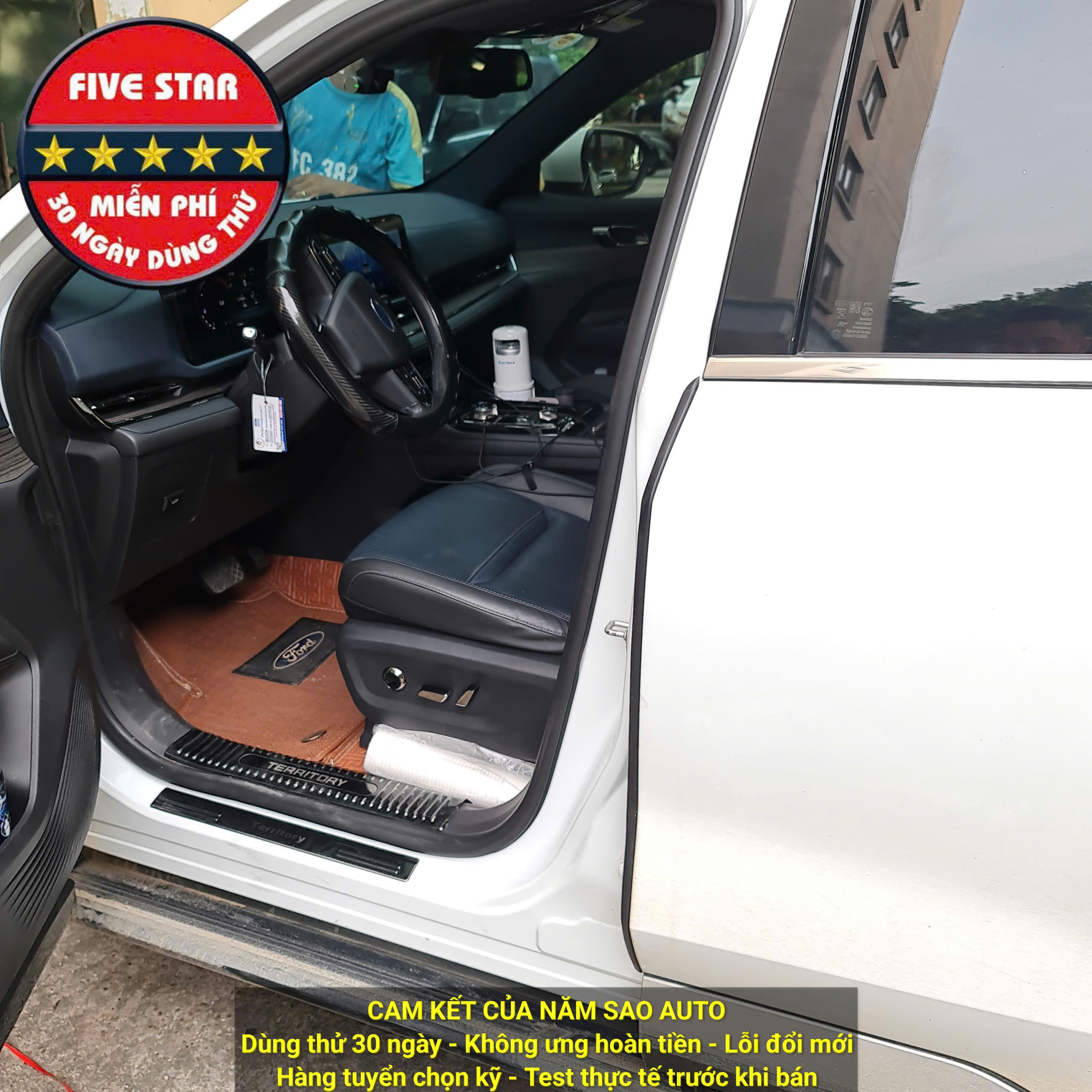 Gioăng Chống ồn Ford Territory - Ron Cách Âm Ô Tô, Cách Nhiệt, Chống Bụi, Giảm Chấn Cửa Xe