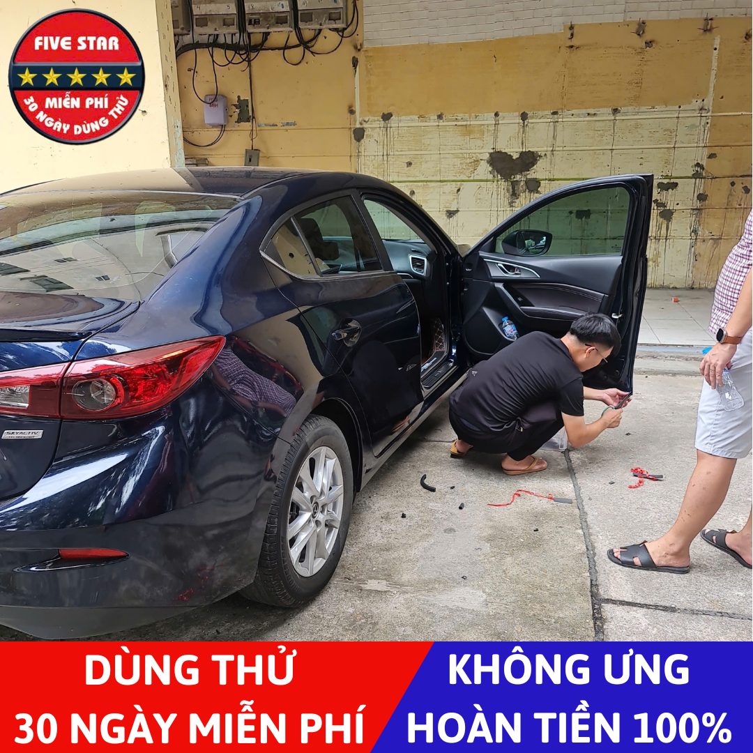 Gioăng cao su, ron cao su chống ồn cho Mazda 3 Sedan