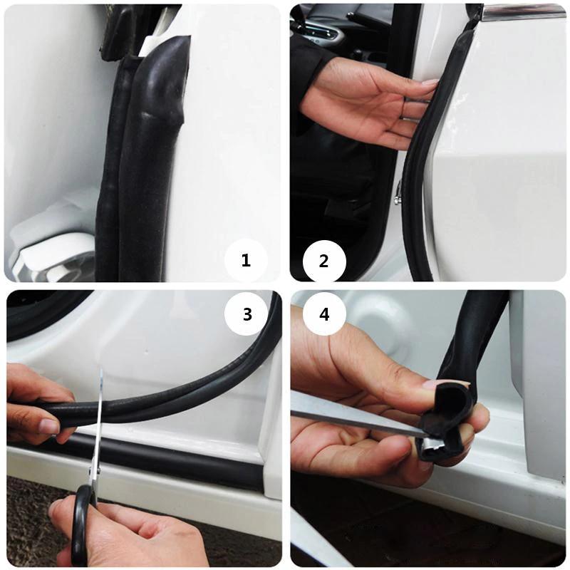 Gioăng lõi thép cột B 0,8m. Giảm ồn, chống bụi, ngăn nước, cách nhiệt xe hơi