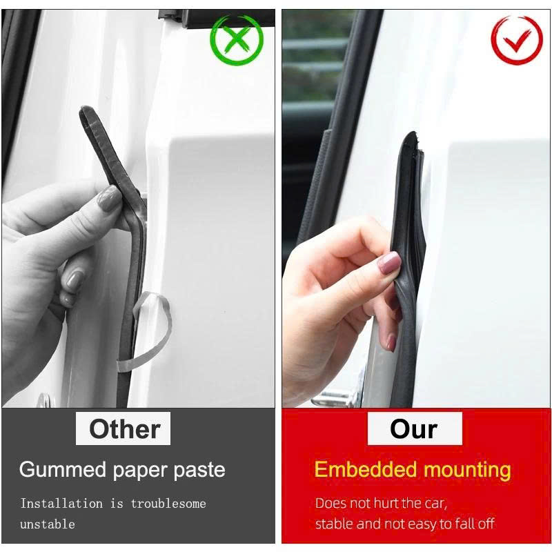 Gioăng lõi thép cột B 0,8m. Giảm ồn, chống bụi, ngăn nước, cách nhiệt xe hơi