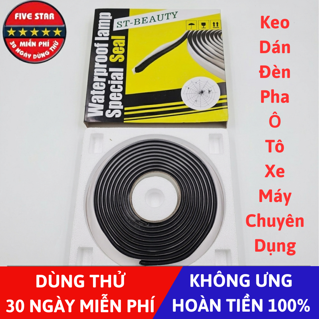 Keo Dán Đèn Pha Ô Tô Xe Máy Chuyên Dụng (Keo Butyl Chống Hấp Hơi Nước)