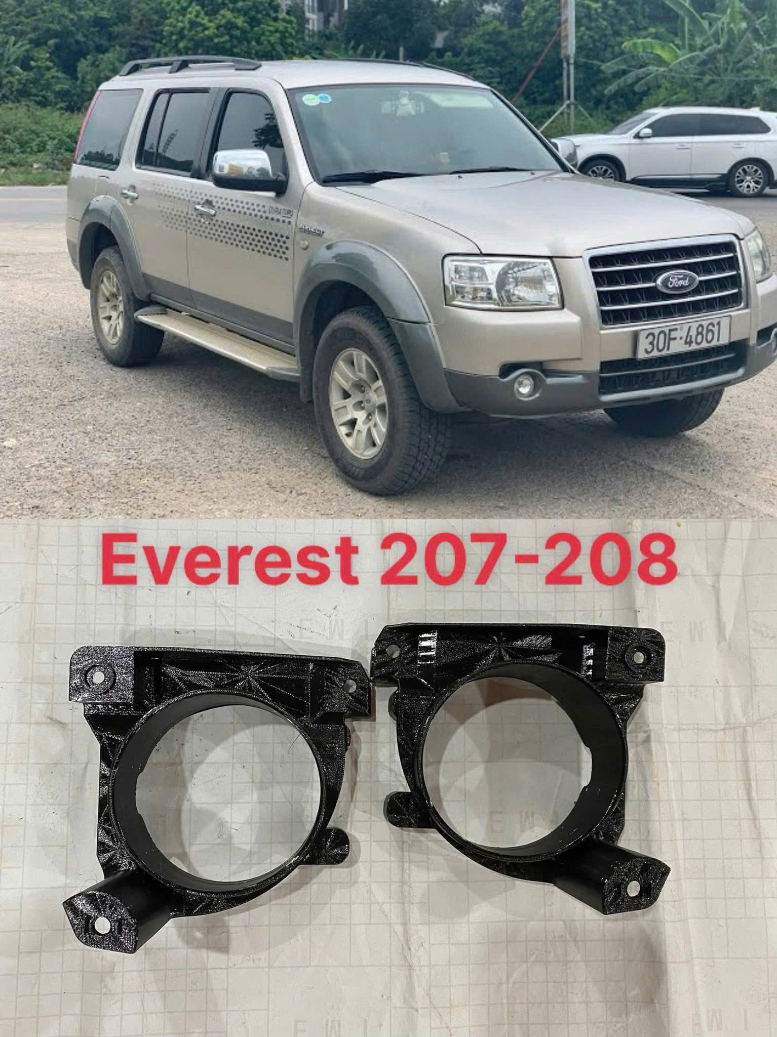 Mặt Dưỡng Độ Bi Gầm Ford Everest 2007-2014