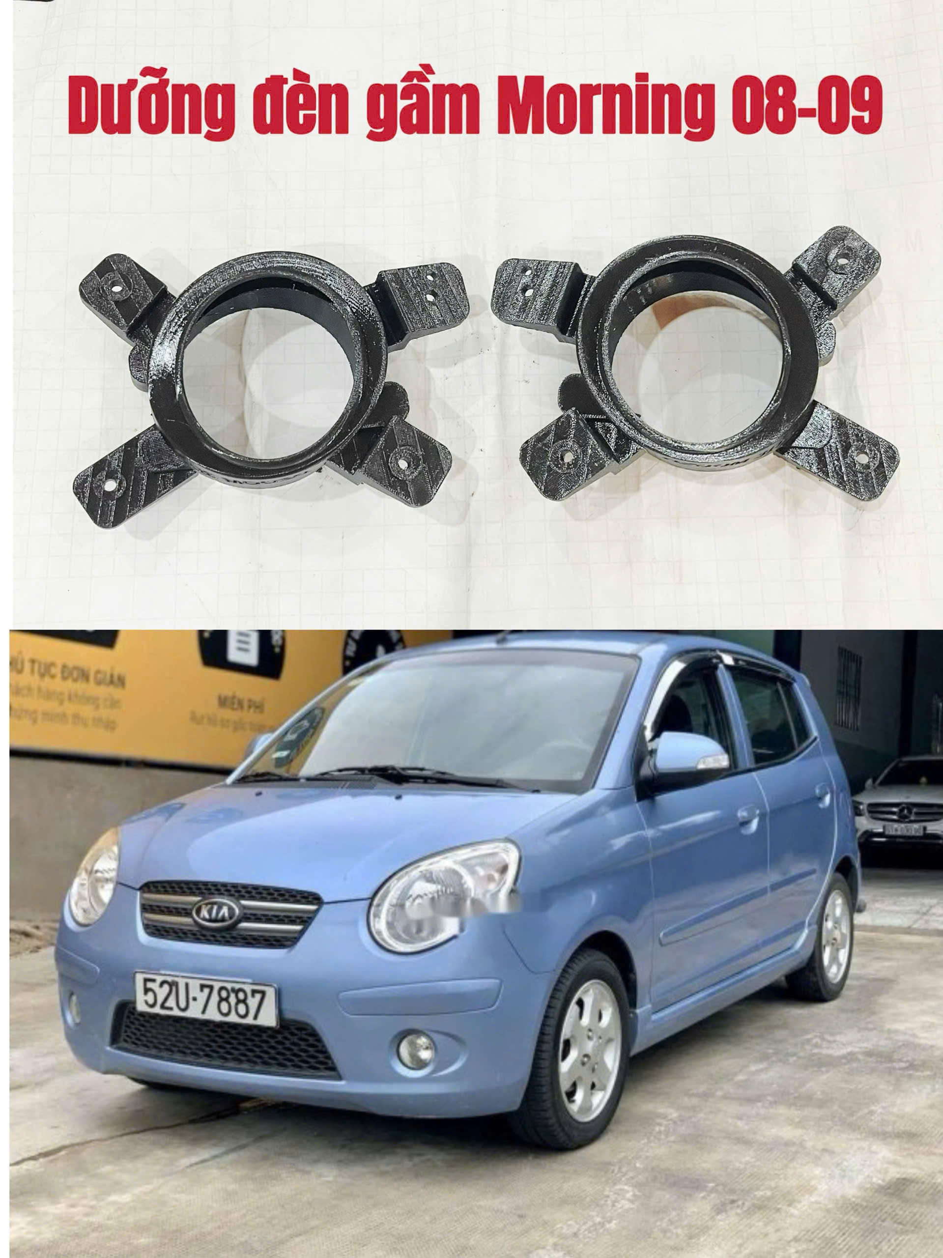 Mặt Dưỡng Độ Bi Gầm Kia Morning 2008-2009