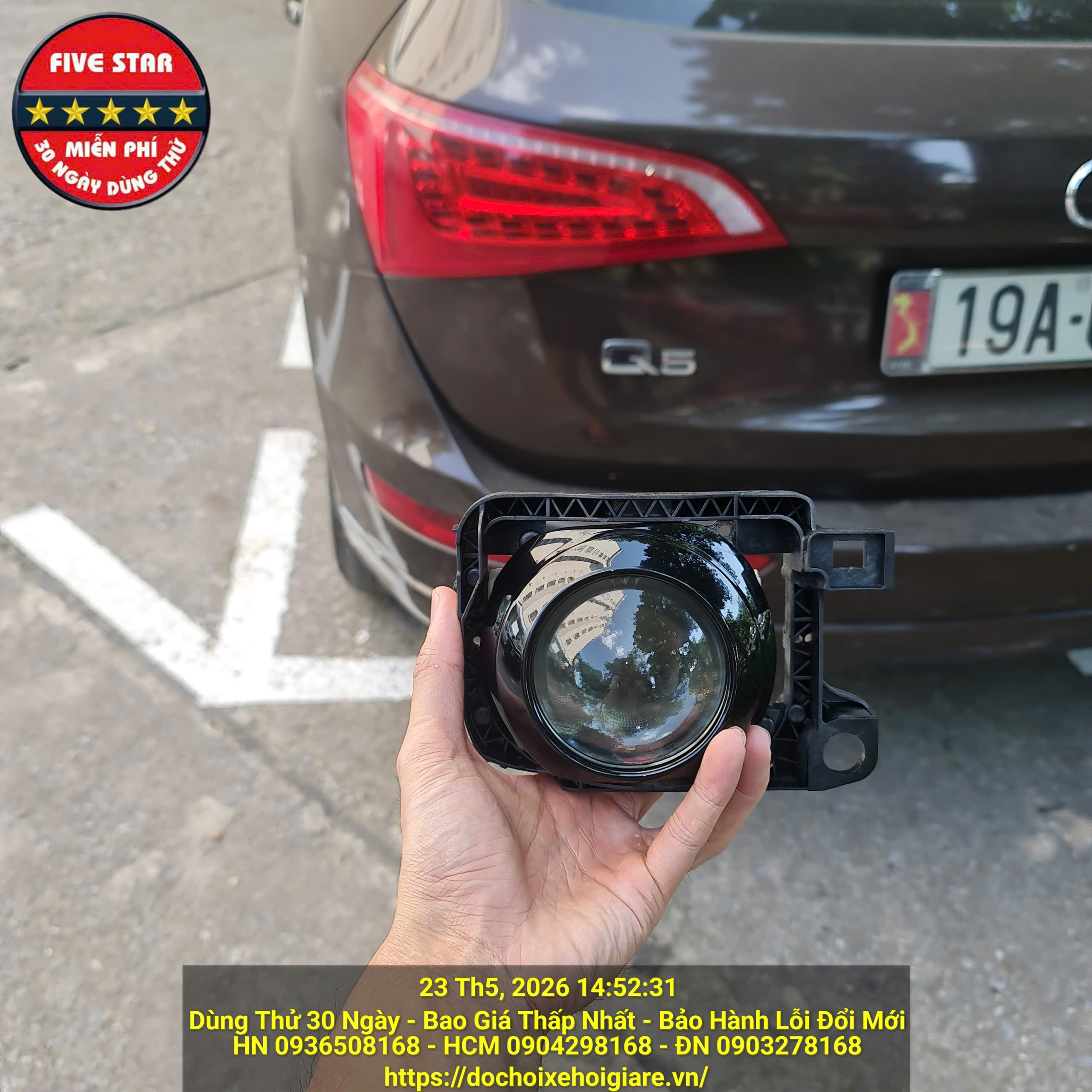 Sửa Lỗi Đèn Pha Audi Q5 2010 Không Hạ Về Cốt/Cos - Cam Kết Hết Lỗi, Giữ Zin Xe
