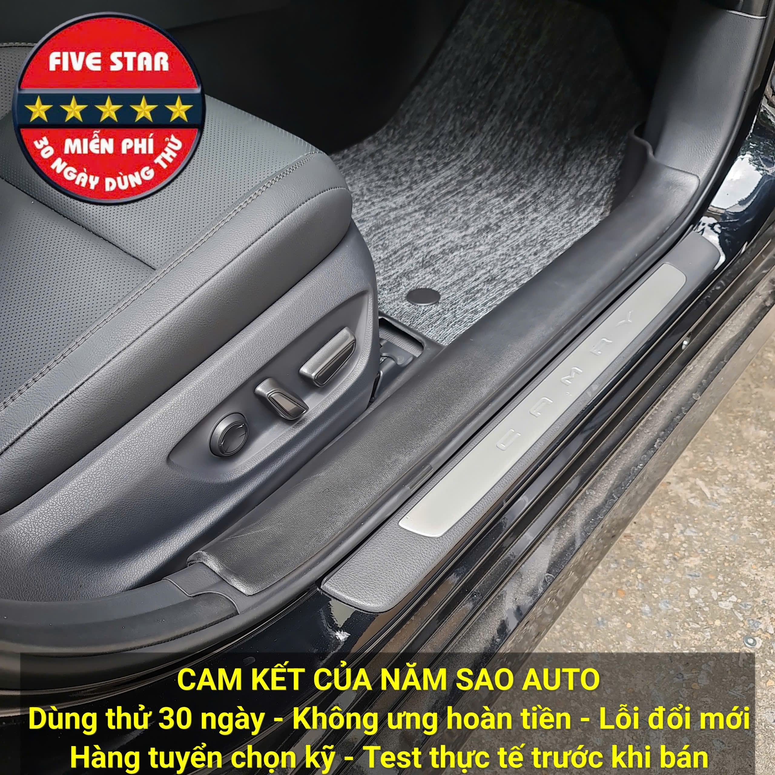 Thảm lót sàn Toyota Camry 2025 - Không mùi, chống nước, êm chân, dễ vệ sinh