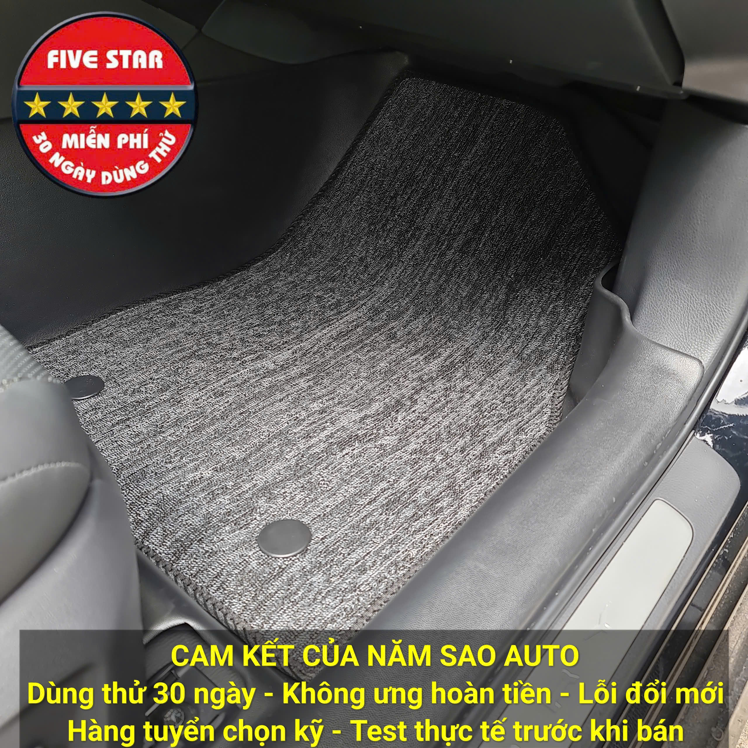 Thảm lót sàn Toyota Camry 2025 - Không mùi, chống nước, êm chân, dễ vệ sinh